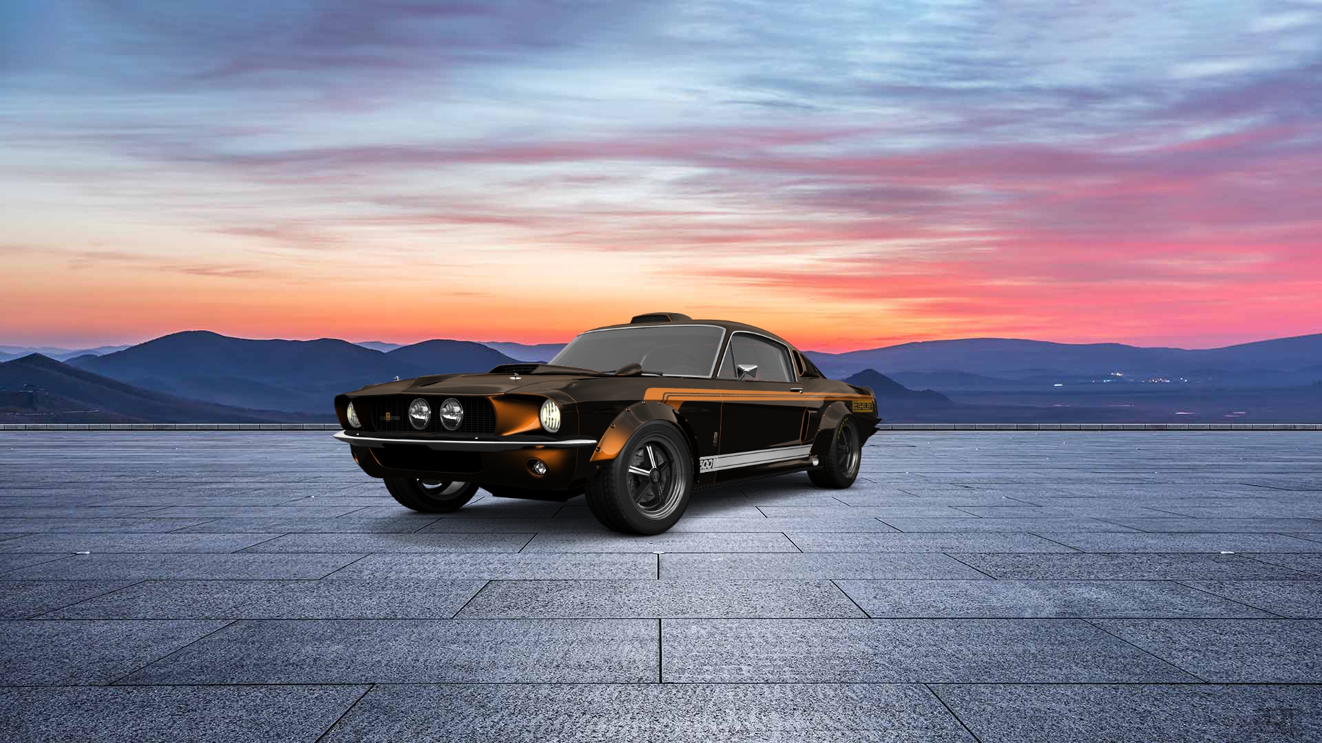 Mustang GT500 2 Door Coupe 1968 tuning
