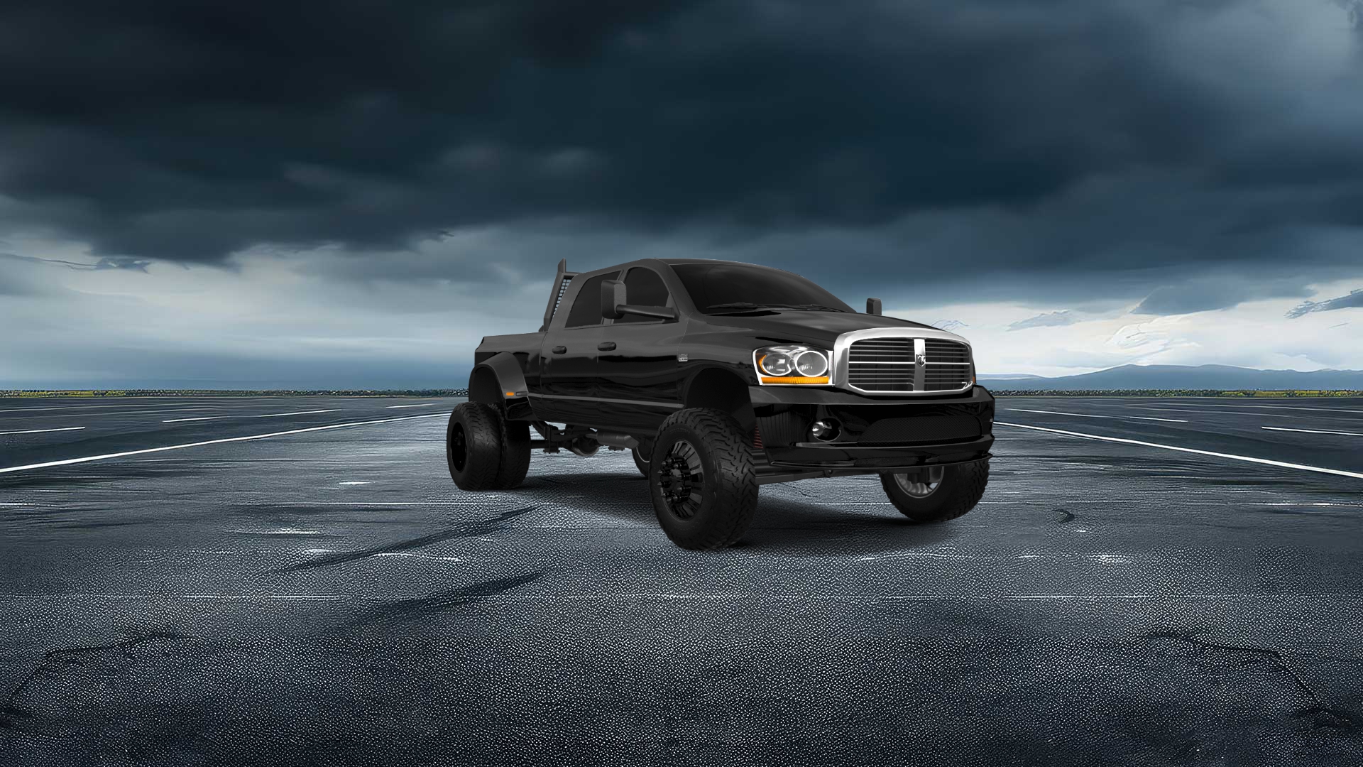 Dodge Ram 3500 Dually 4 Door pickup truck 2007