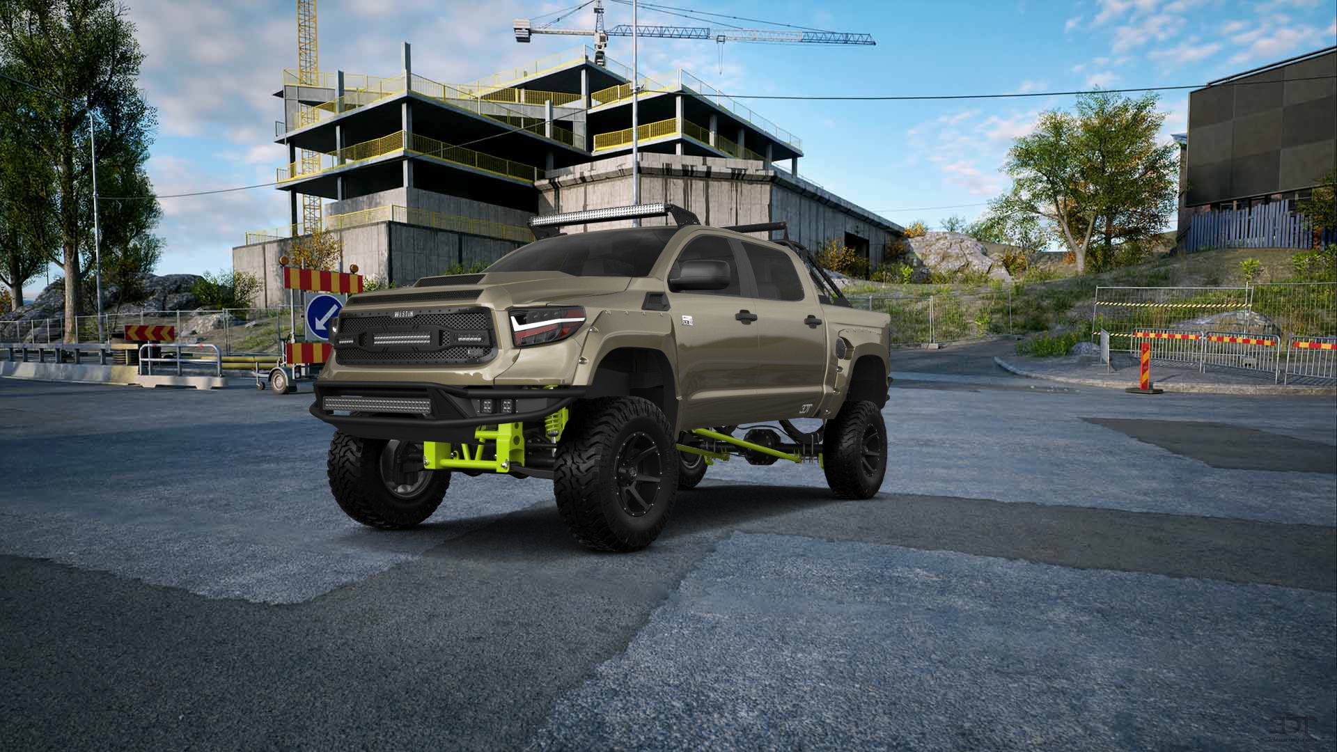 Toyota Tundra 4 Door pickup truck 2018 tuning