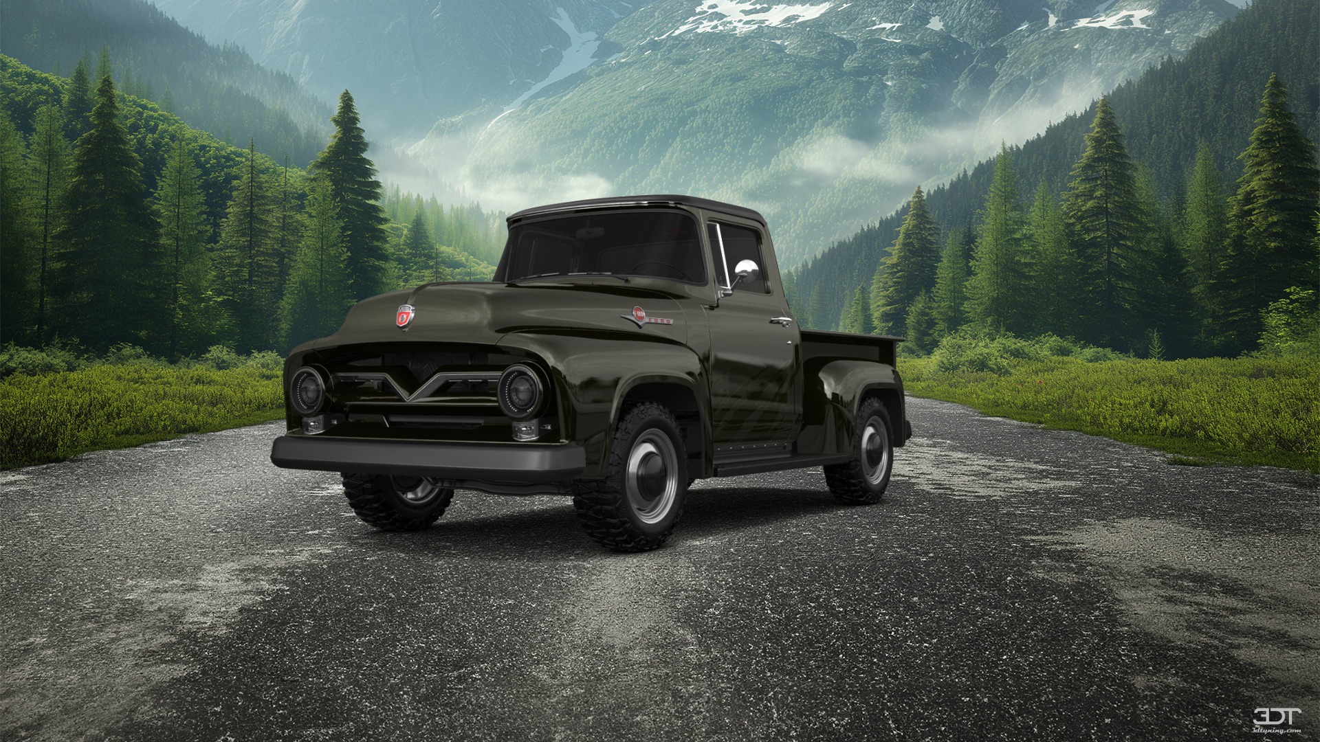 Ford F-100 2 Door truck 1956