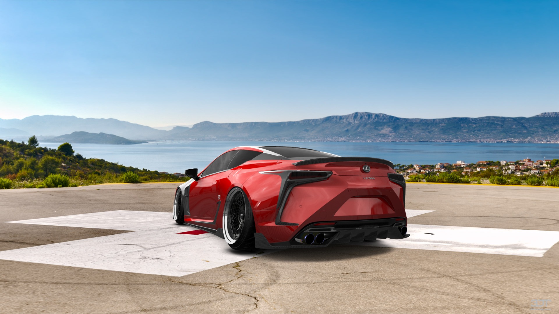 Lexus LC500 2 door fastback coupe 2017 tuning