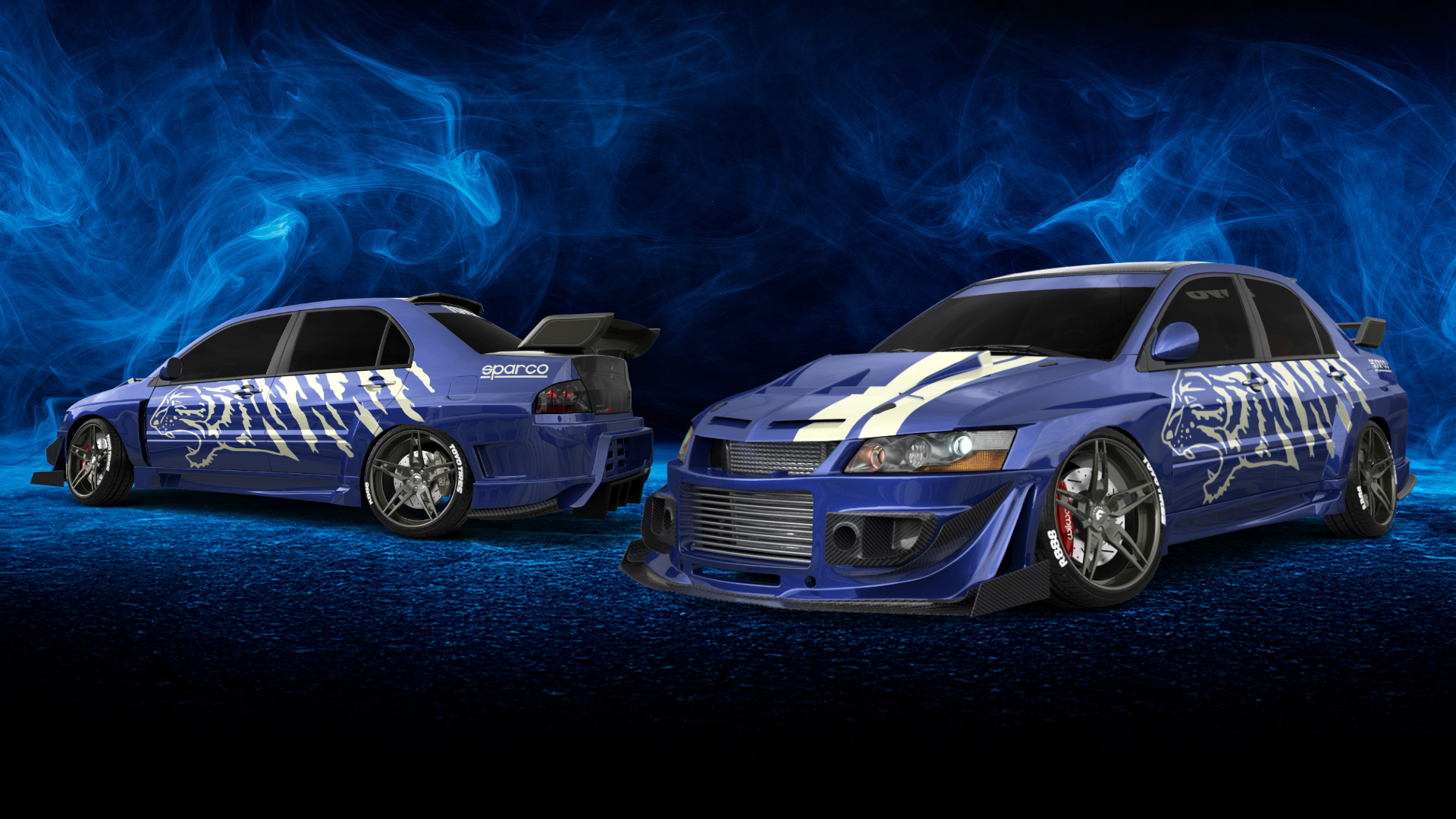 Mitsubishi Lancer Evo IX 4 Door Saloon 2005 tuning
