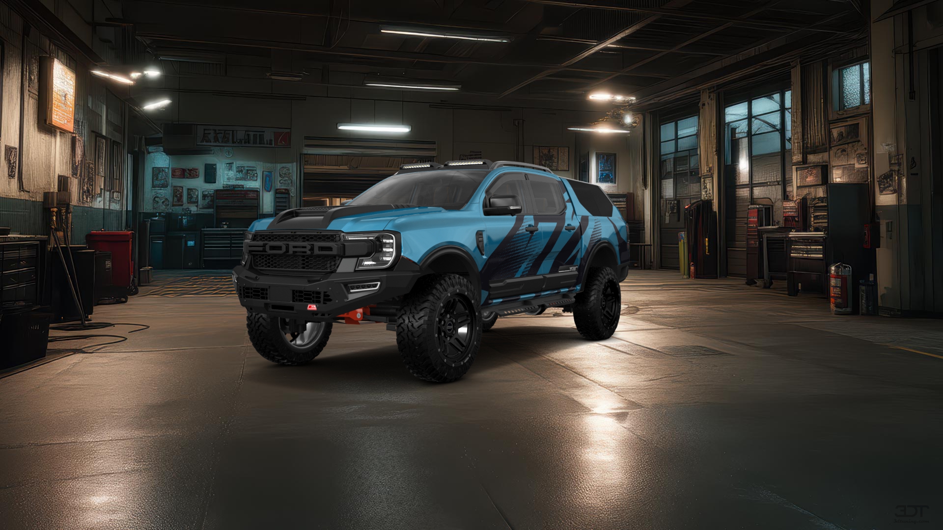 Ford Ranger 4 Door pickup truck 2022 tuning