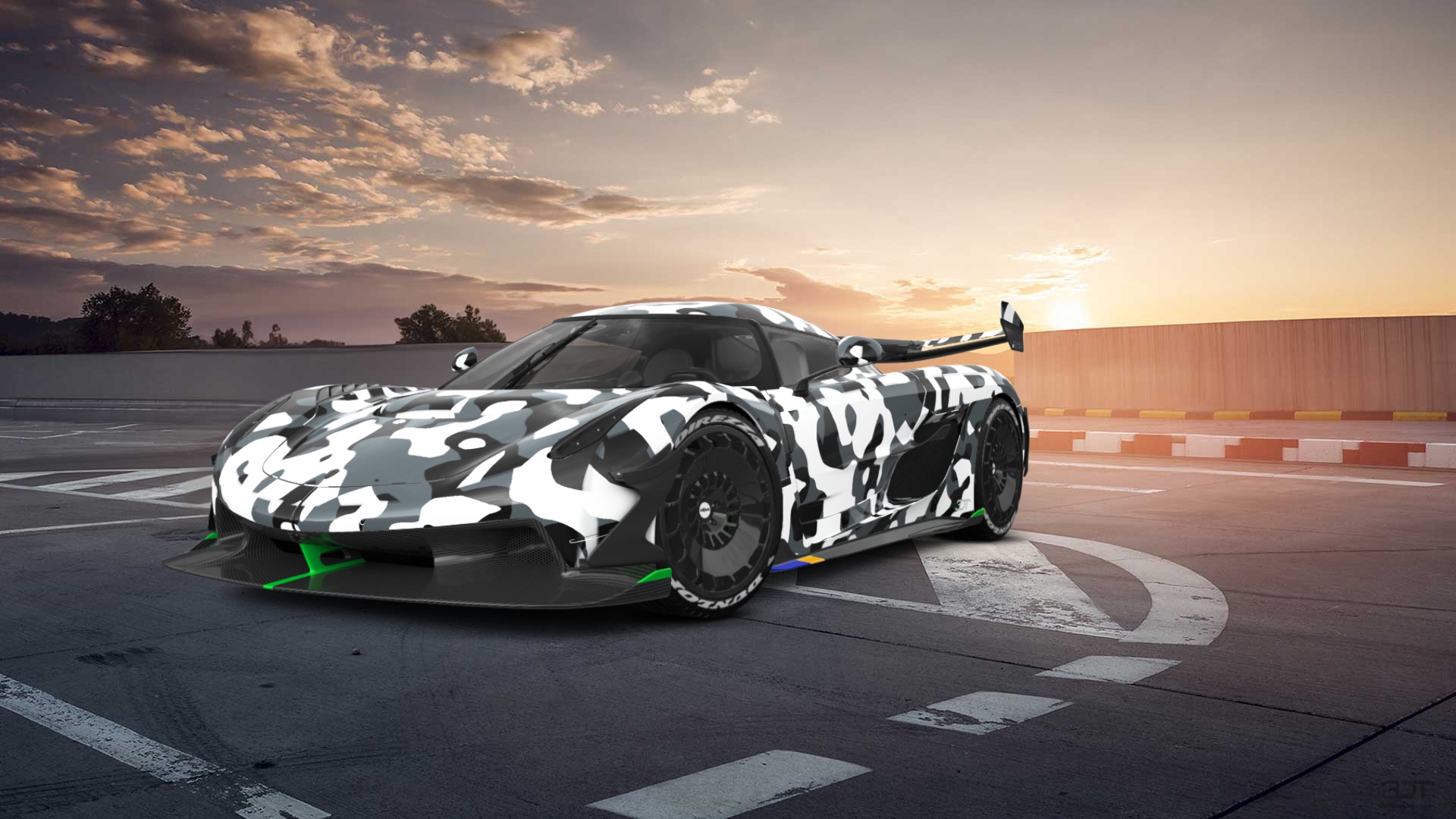 Koenigsegg Jesko 2 door targa top 2020