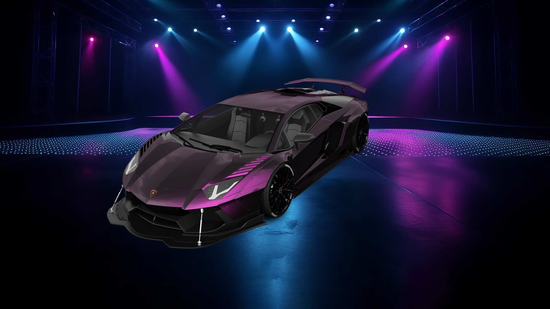 Lamborghini Aventador 2 Door Coupe 2012 tuning