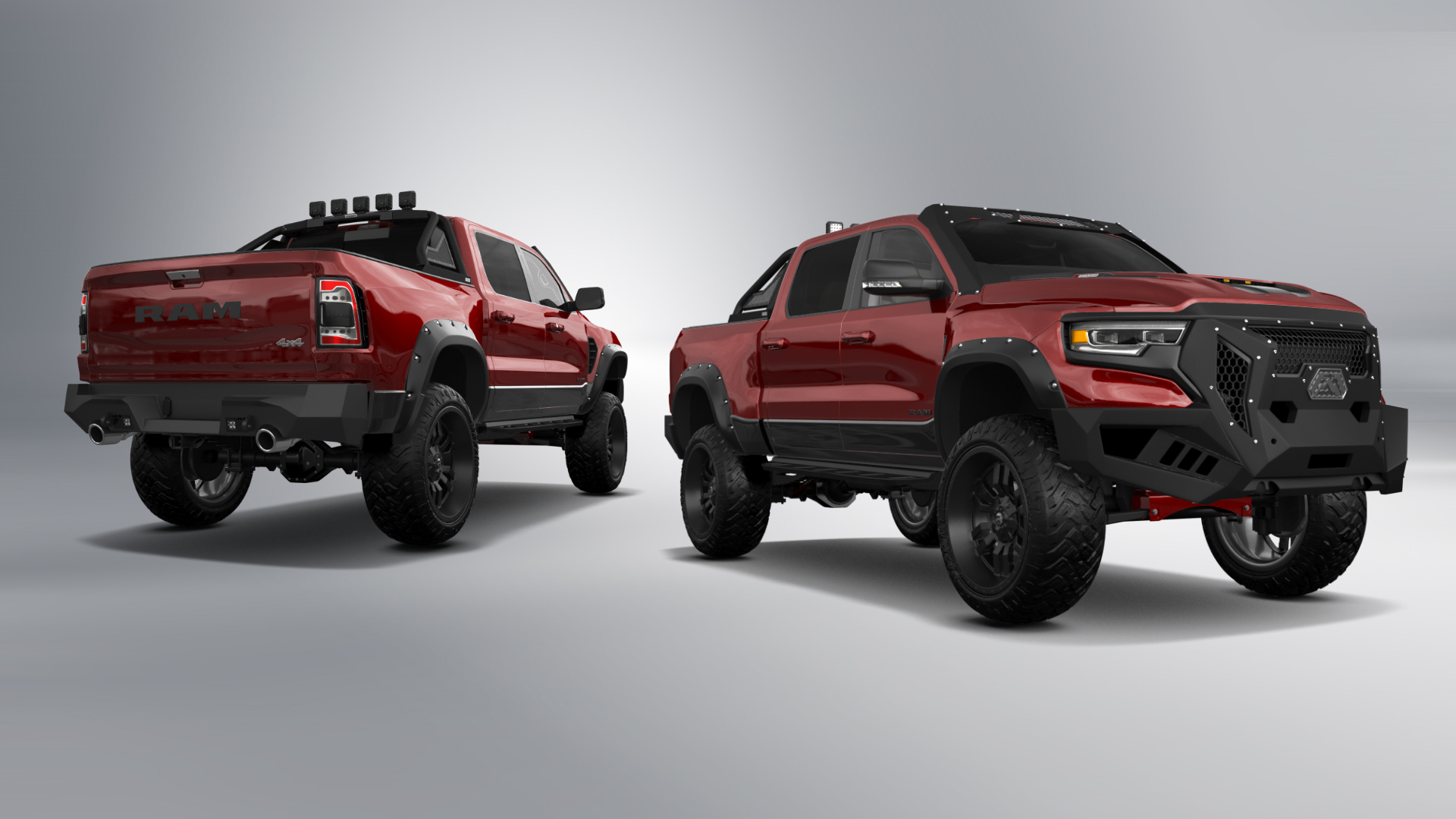 Dodge Ram 1500 TRX 4 Door pickup truck 2021 tuning