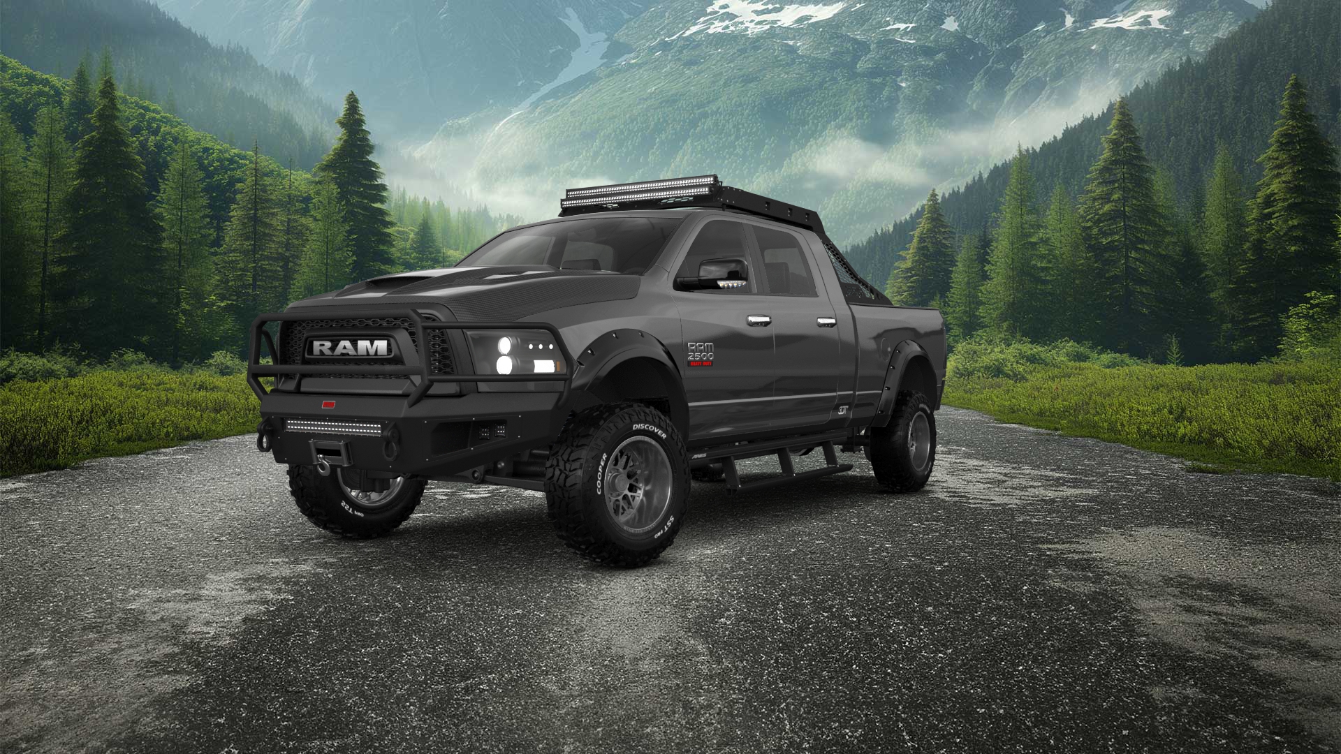 Dodge Ram 2500 Mega Cab 6.4 ft box 4 Door pickup truck 2010 tuning