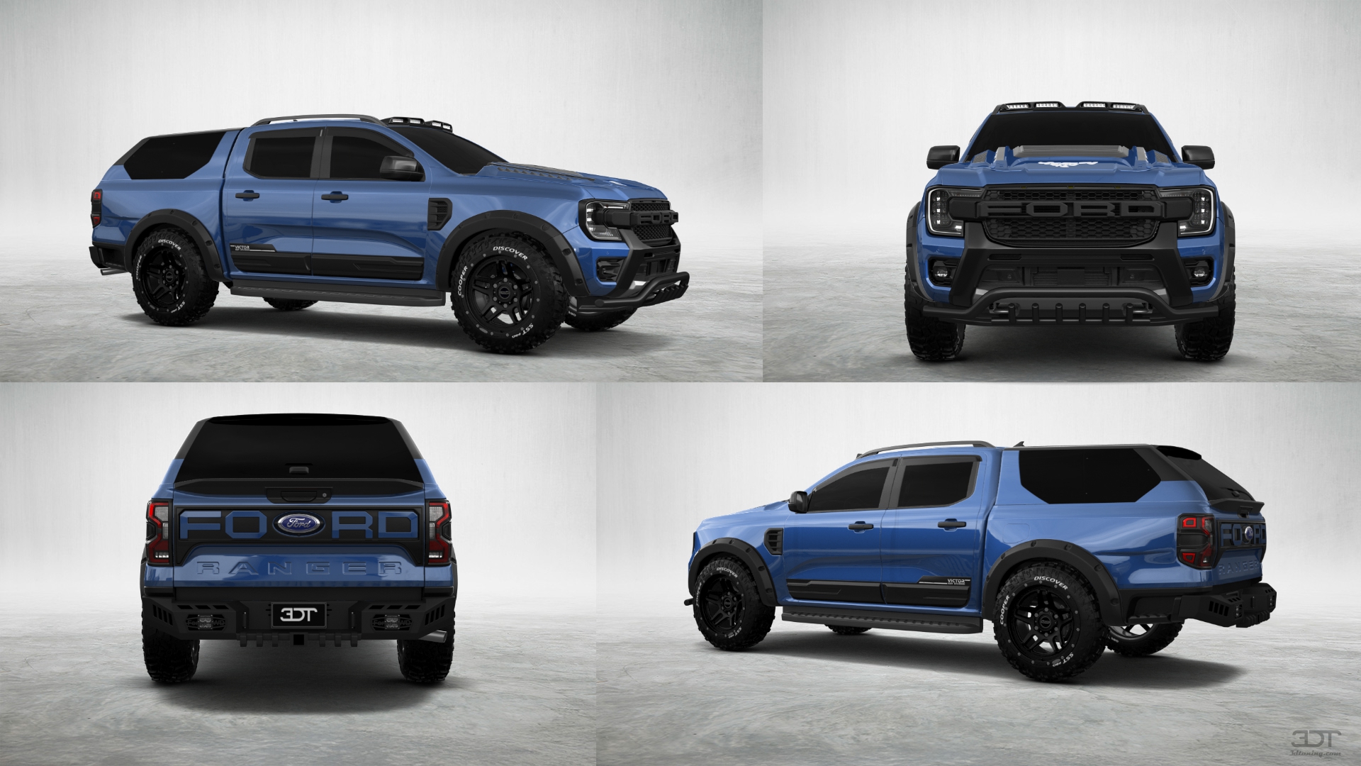 Ford Ranger 4 Door pickup truck 2022 tuning