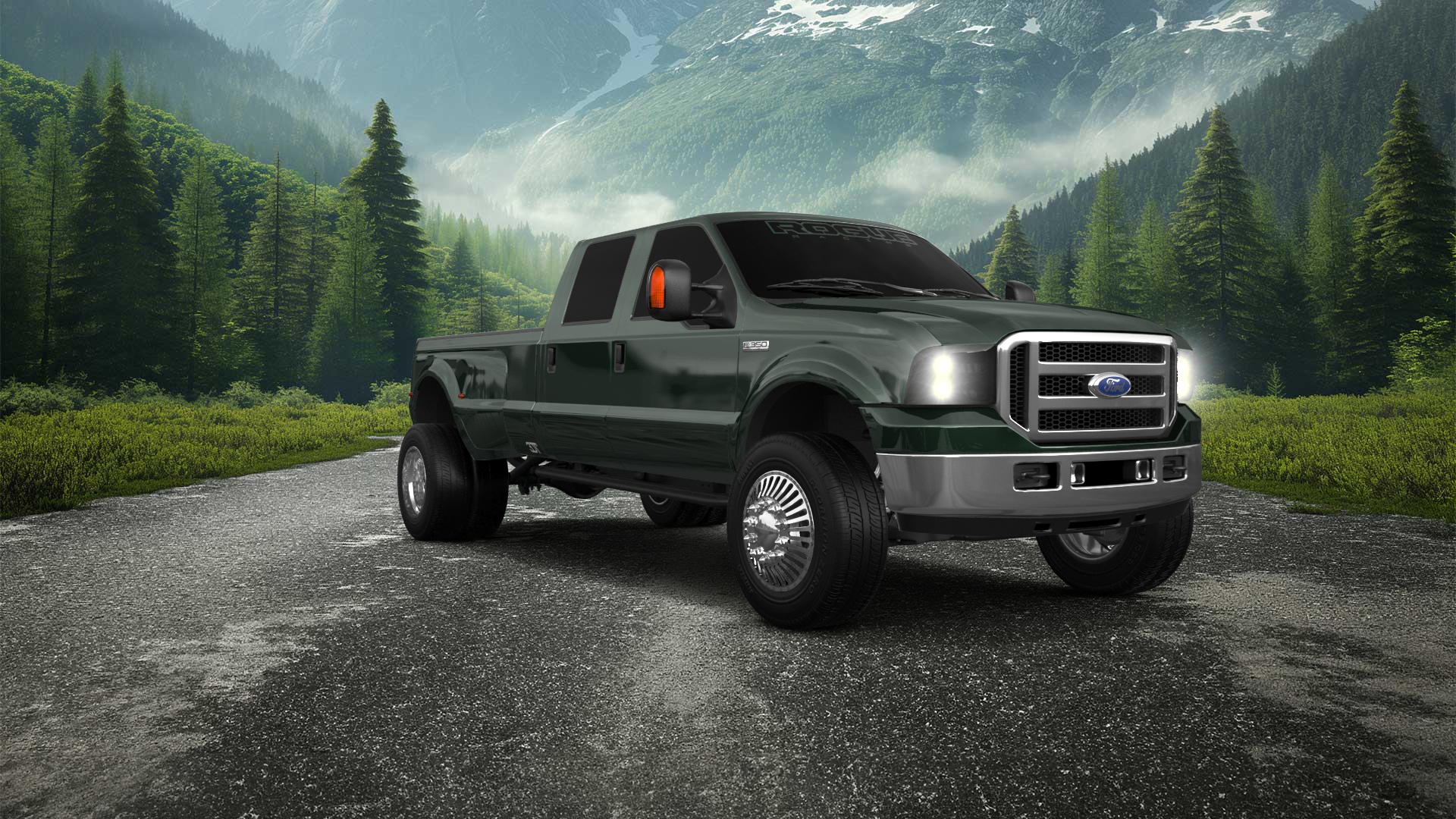 Ford F-350 DRW 4 Door pickup truck 1999 tuning