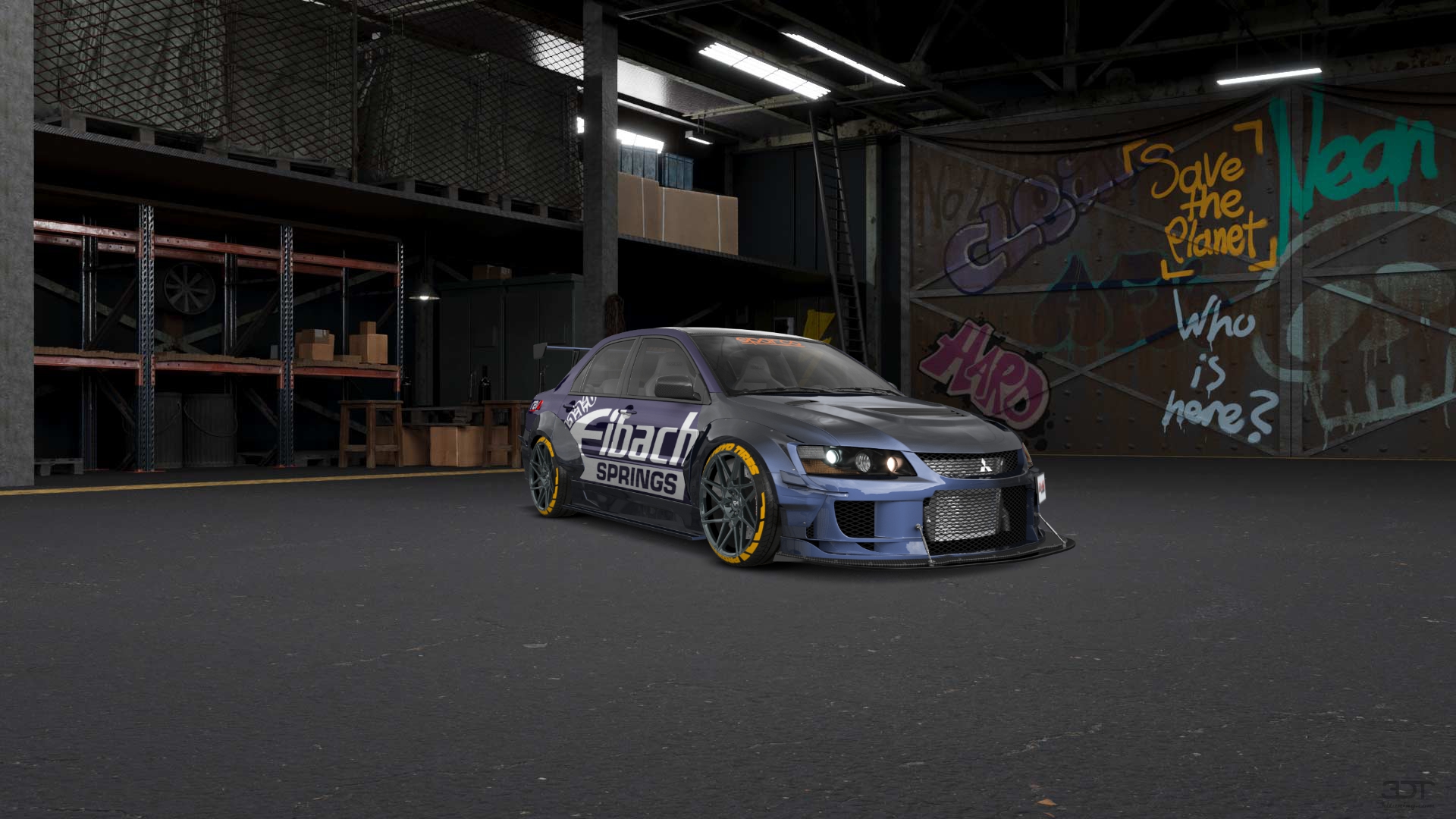 Mitsubishi Lancer Evo IX 4 Door Saloon 2005 tuning