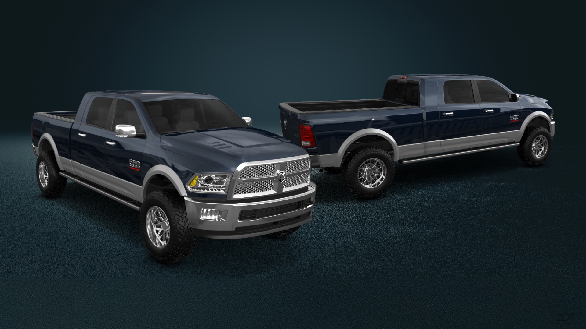 Dodge Ram 2500 Mega Cab 6.4 ft box 4 Door pickup truck 2010