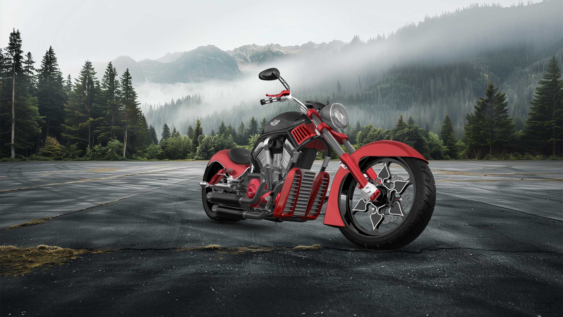 Harley-Davidson Custom Chopper Cruiser 2011