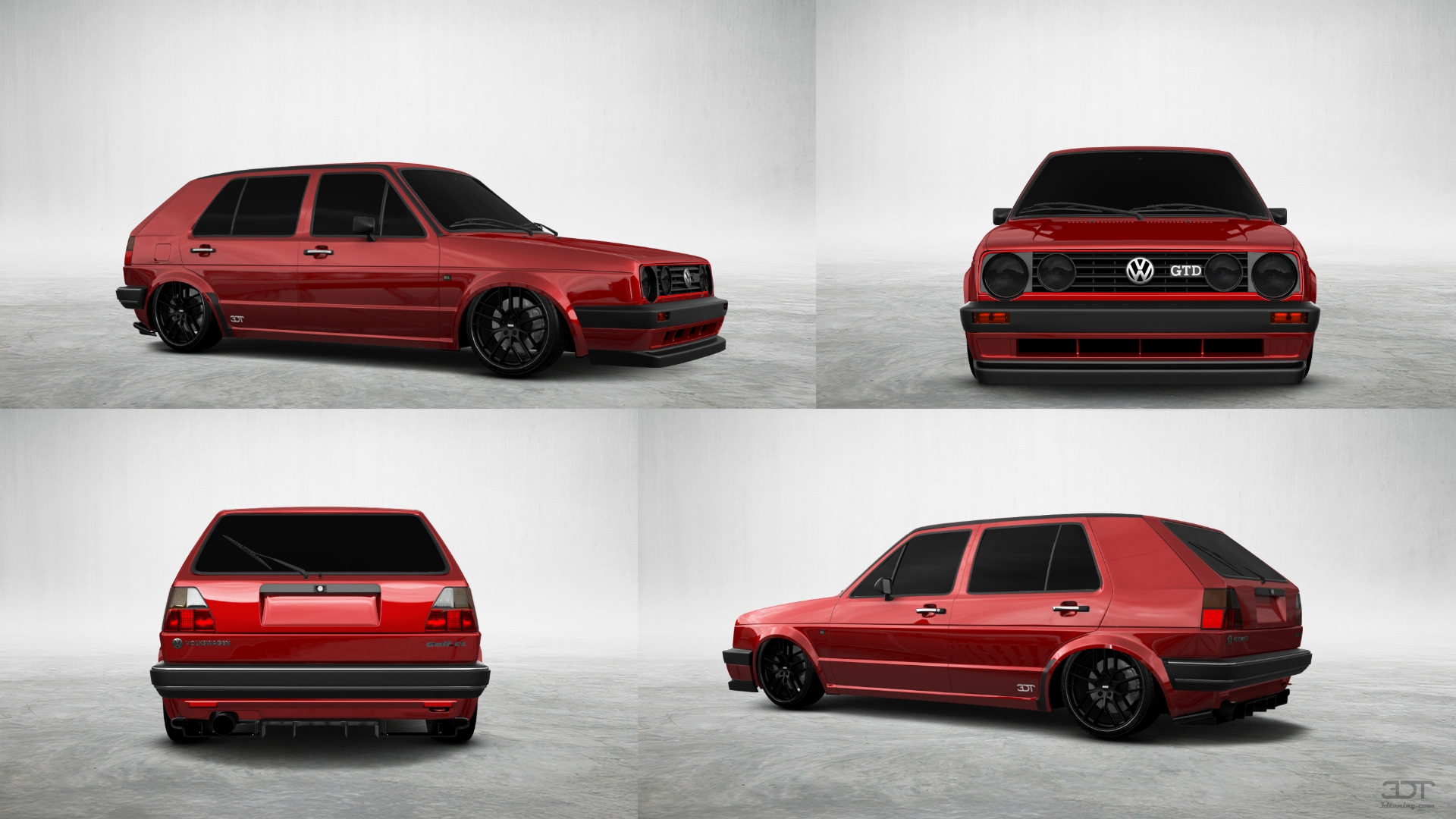 Volkswagen Golf Mk2 5 Door Hatchback 1983 tuning