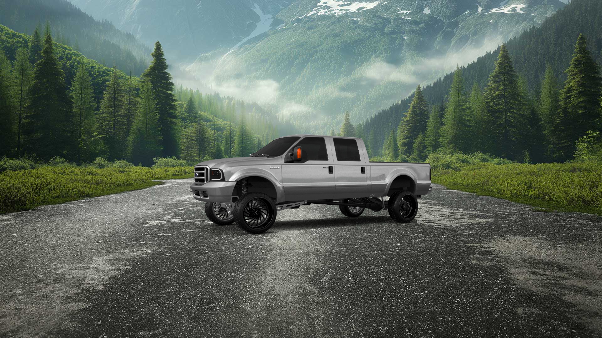 Ford F-250 Crew Cab 4 Door pickup truck 1999