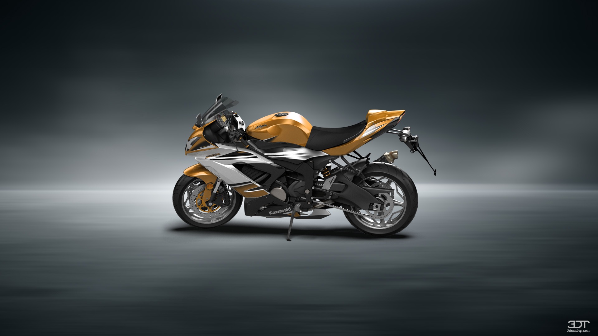 Kawasaki Ninja ZX 6R Sport Bike 2015 tuning