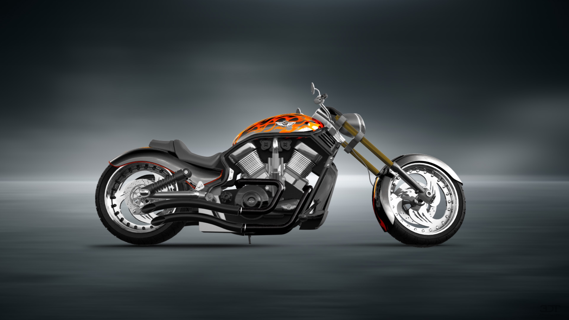 Harley-Davidson Custom Chopper Cruiser 2011