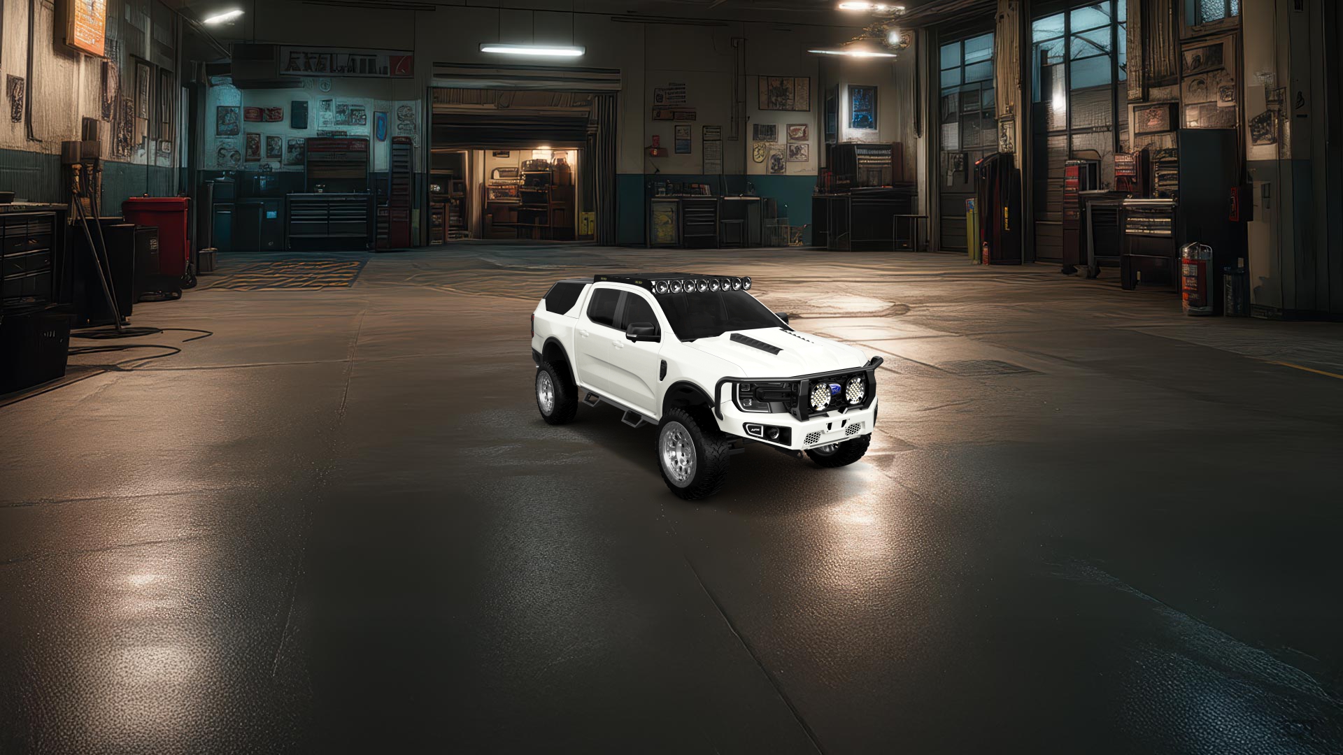 Ford Ranger 4 Door pickup truck 2022 tuning