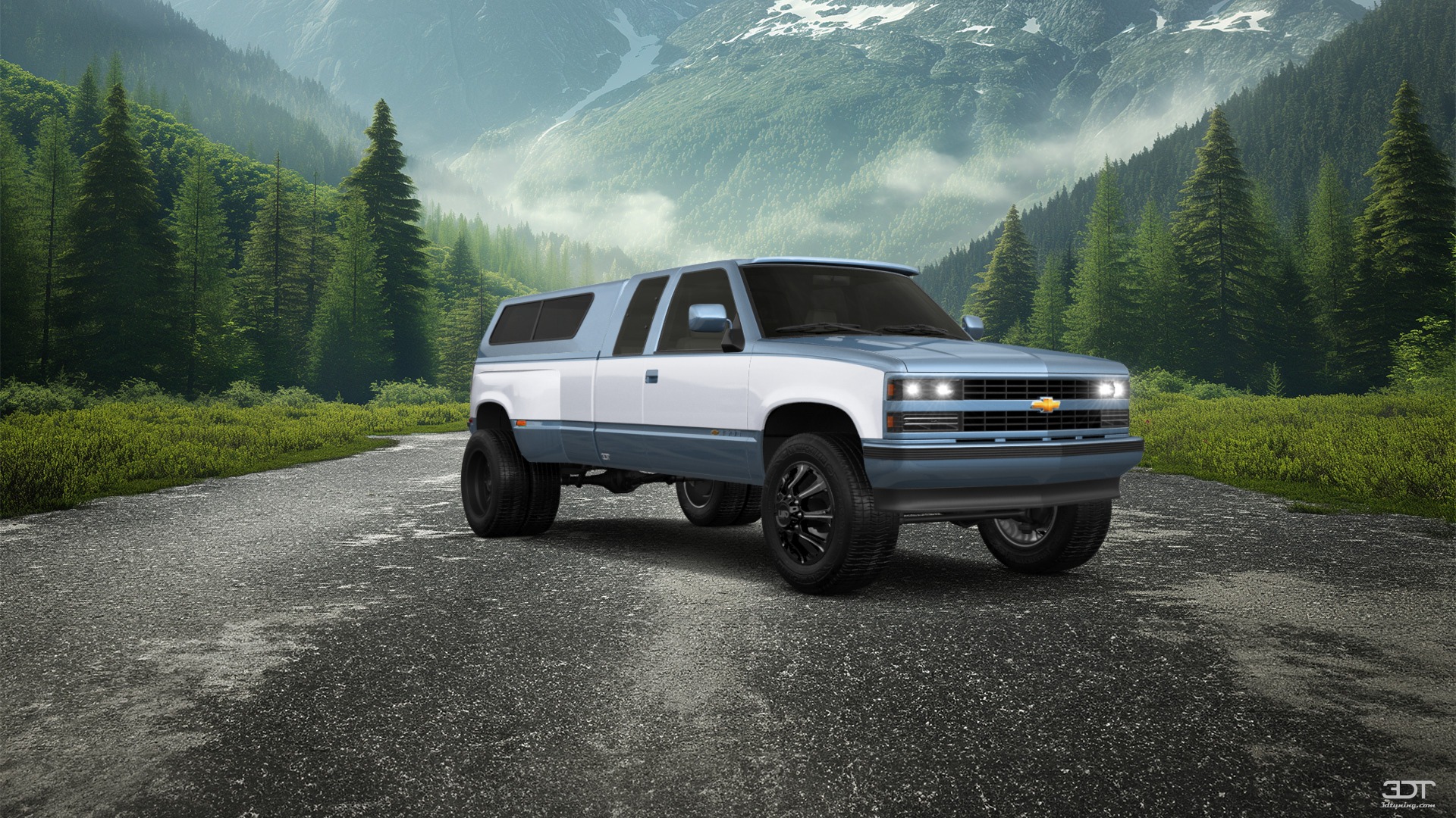 Chevrolet K3500 Extended Cab Pickup Truck 1988