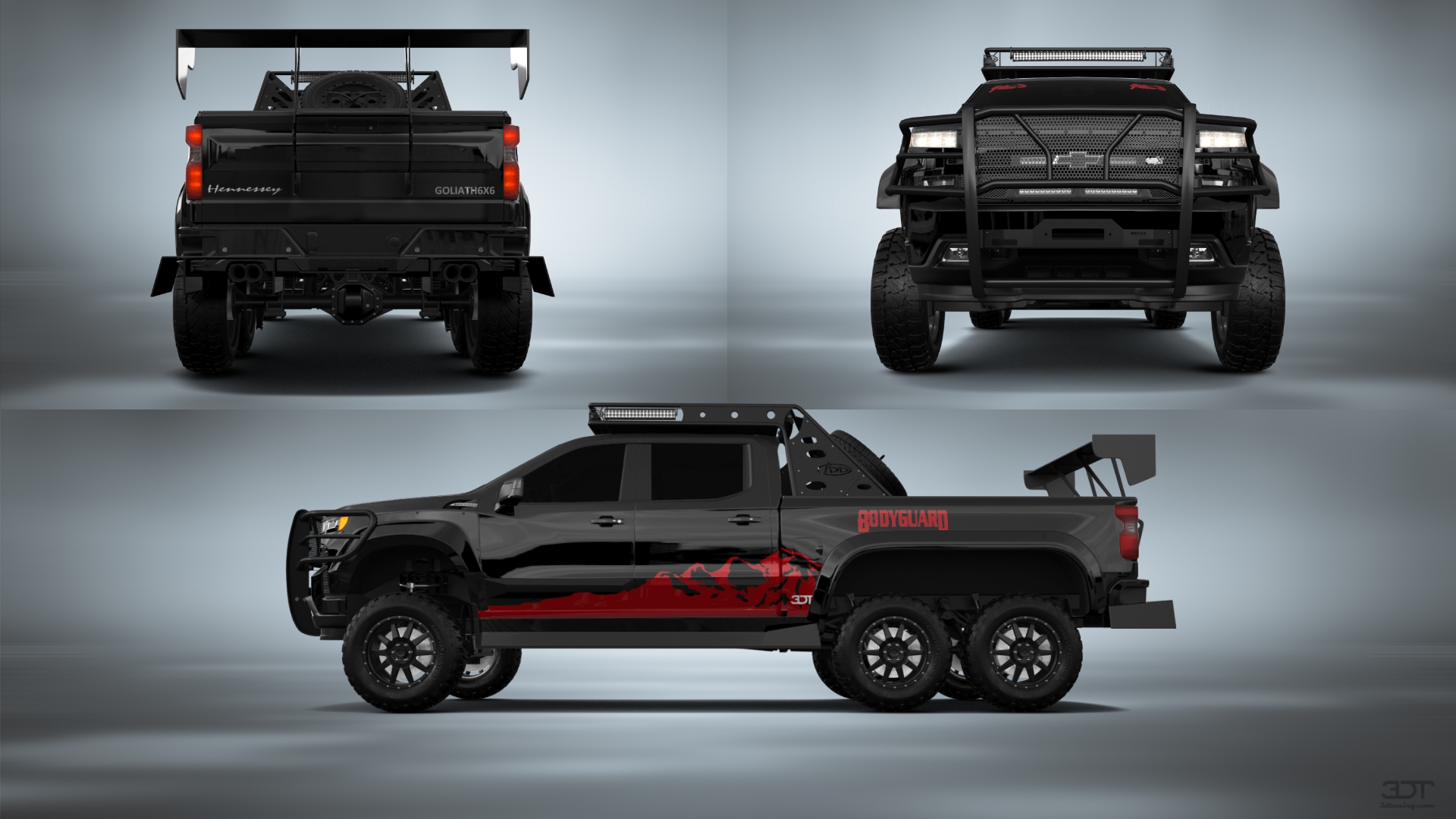Chevrolet Silverado Hennessey Goliath 6X6 Truck 2020 tuning