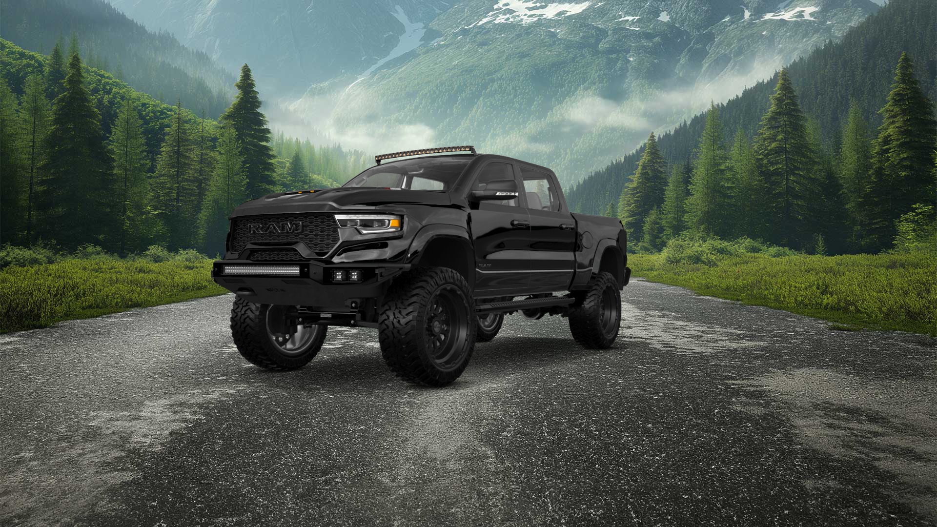 Dodge Ram 1500 TRX 4 Door pickup truck 2021