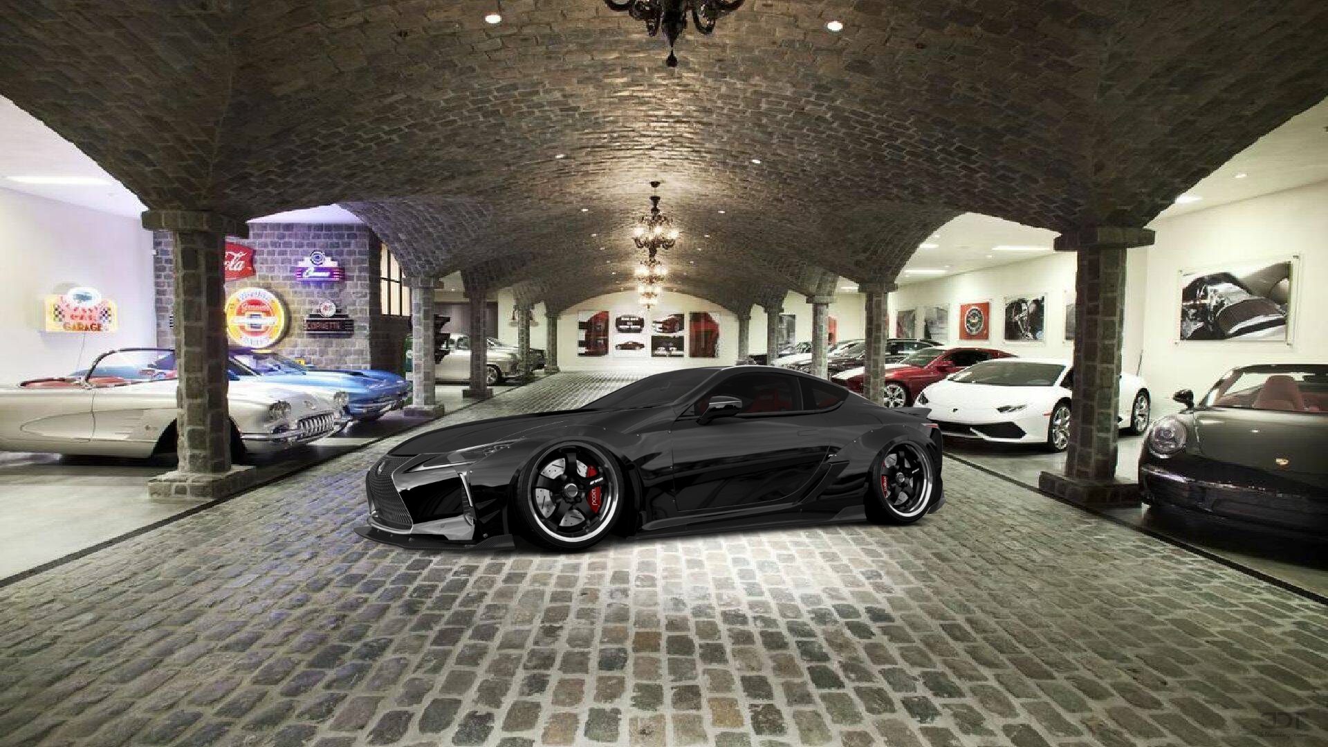 Lexus LC500 2 door fastback coupe 2017 tuning