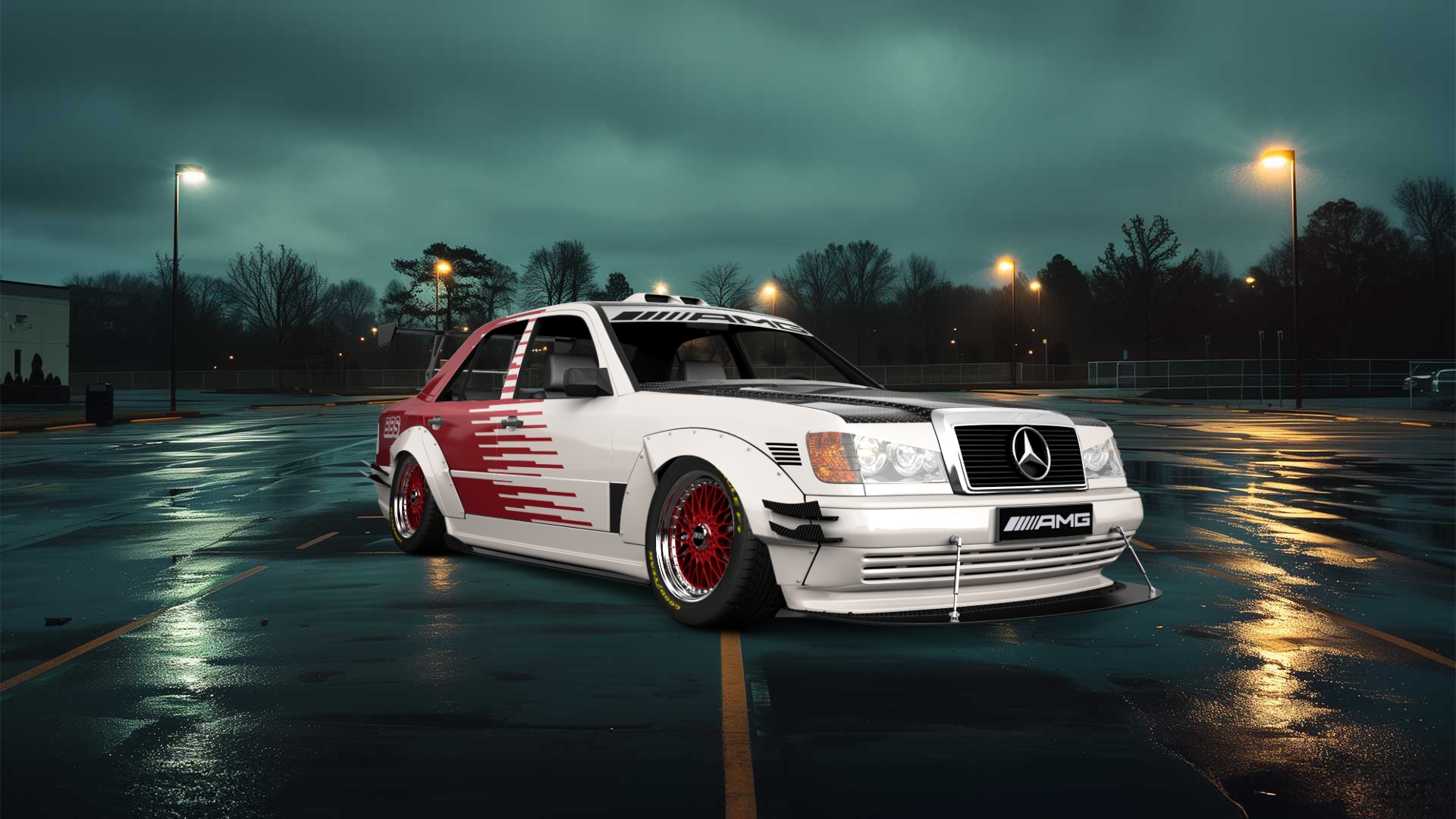 Mercedes E-Class Sedan 1984 tuning