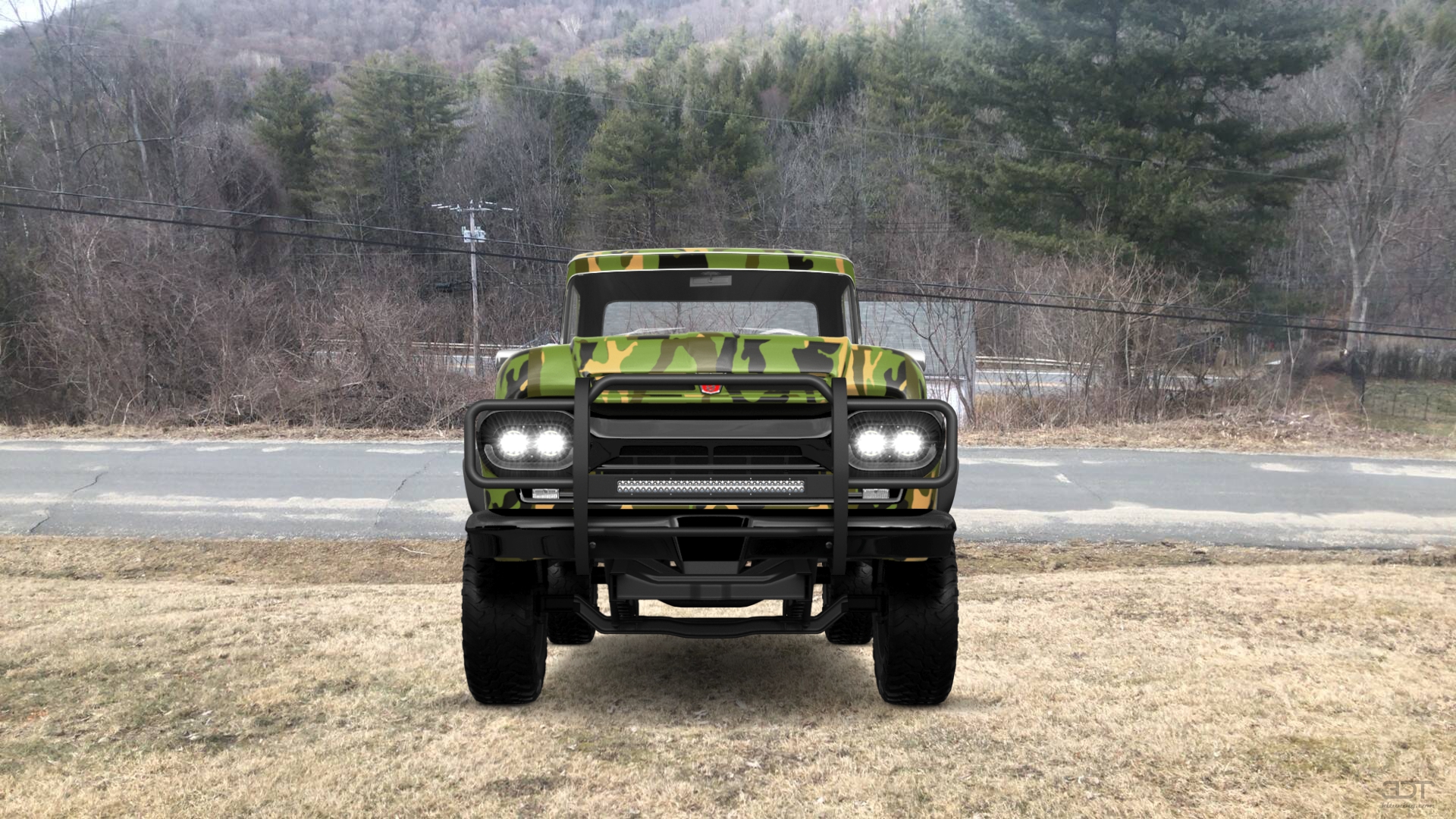 Ford F-100 2 Door pickup truck 1960 tuning