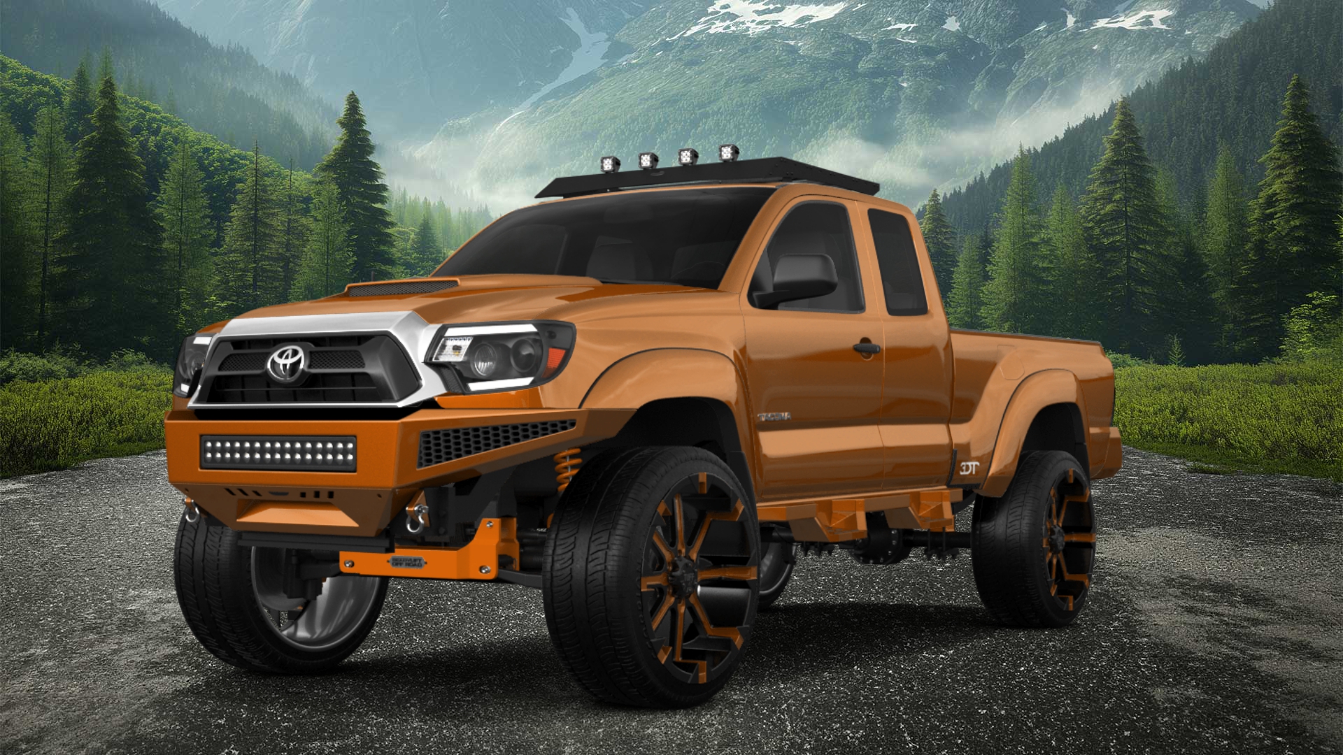 Toyota Tacoma Access Cab 6.2 ft box Pickup Truck 2012 tuning