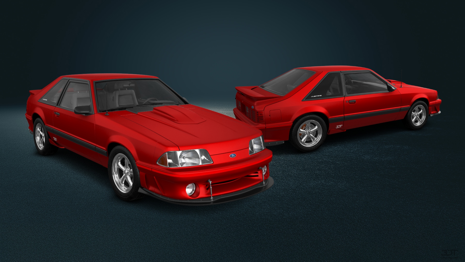 Ford Mustang 3 Door Hatchback 1988 tuning
