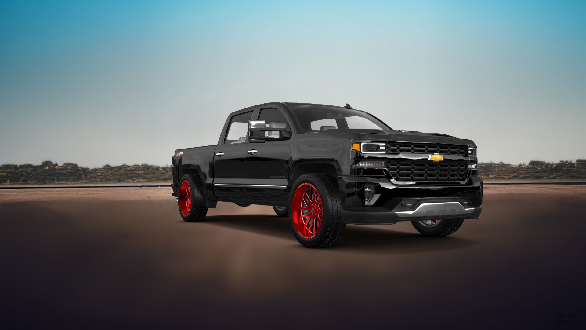 Chevrolet Silverado 1500 4 Door pickup truck 2016 tuning