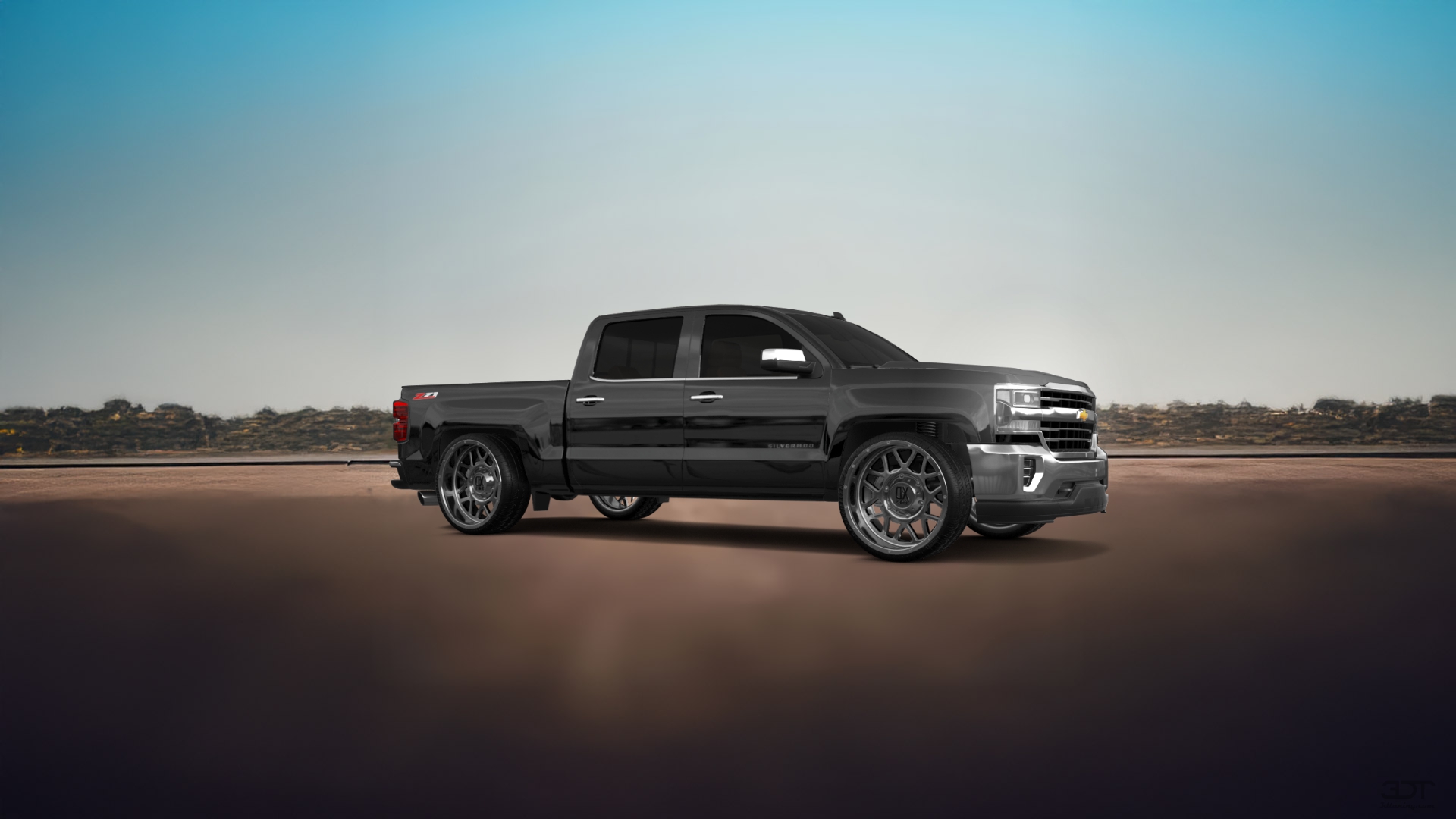 Chevrolet Silverado 1500 4 Door pickup truck 2016 tuning