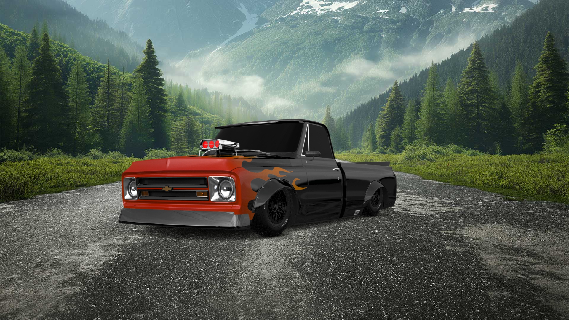 Chevrolet C-10 Cheyenne 2 Door pickup truck 1967 tuning