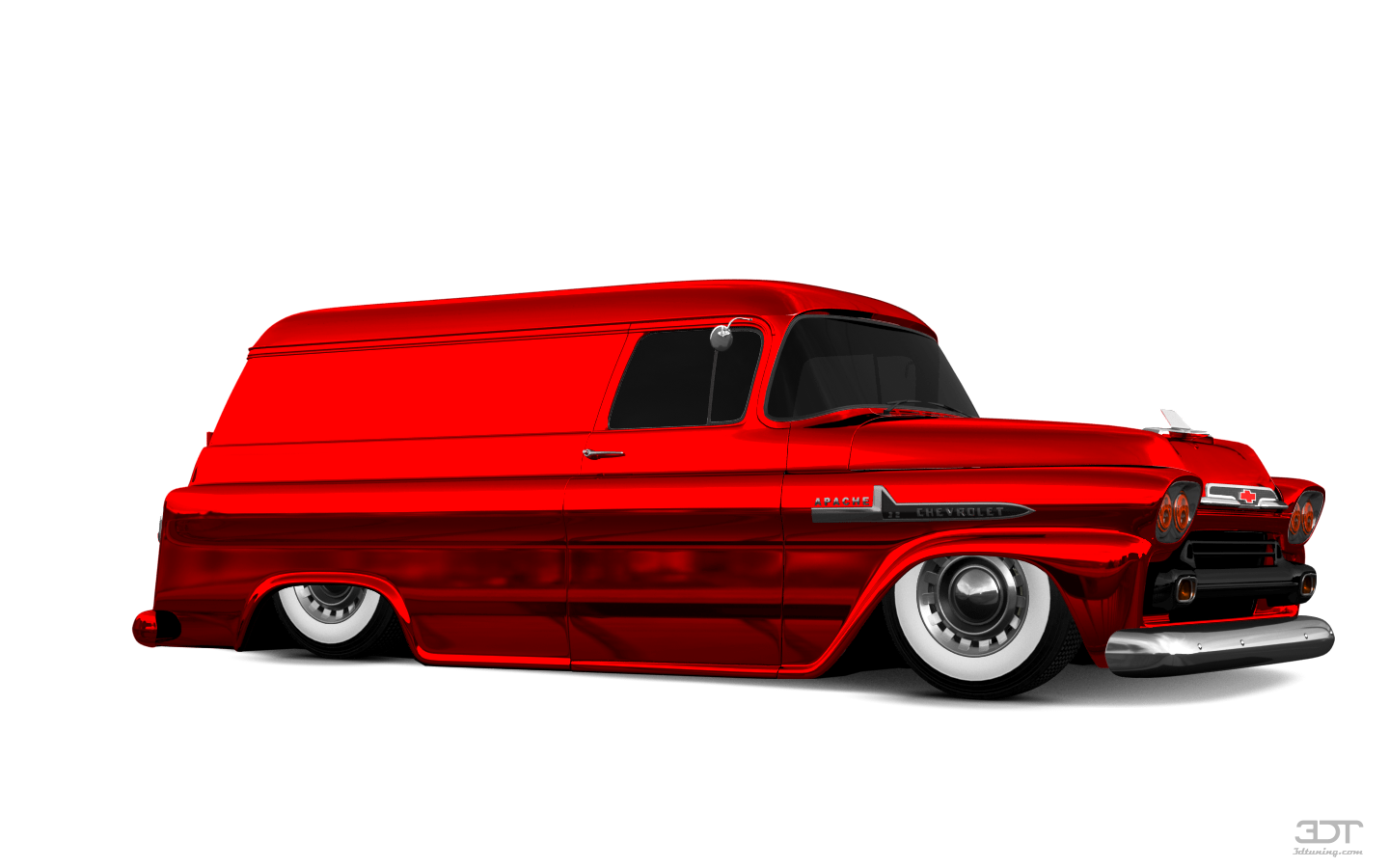 Tuning Chevrolet Apache 2 Door pickup truck 1958
