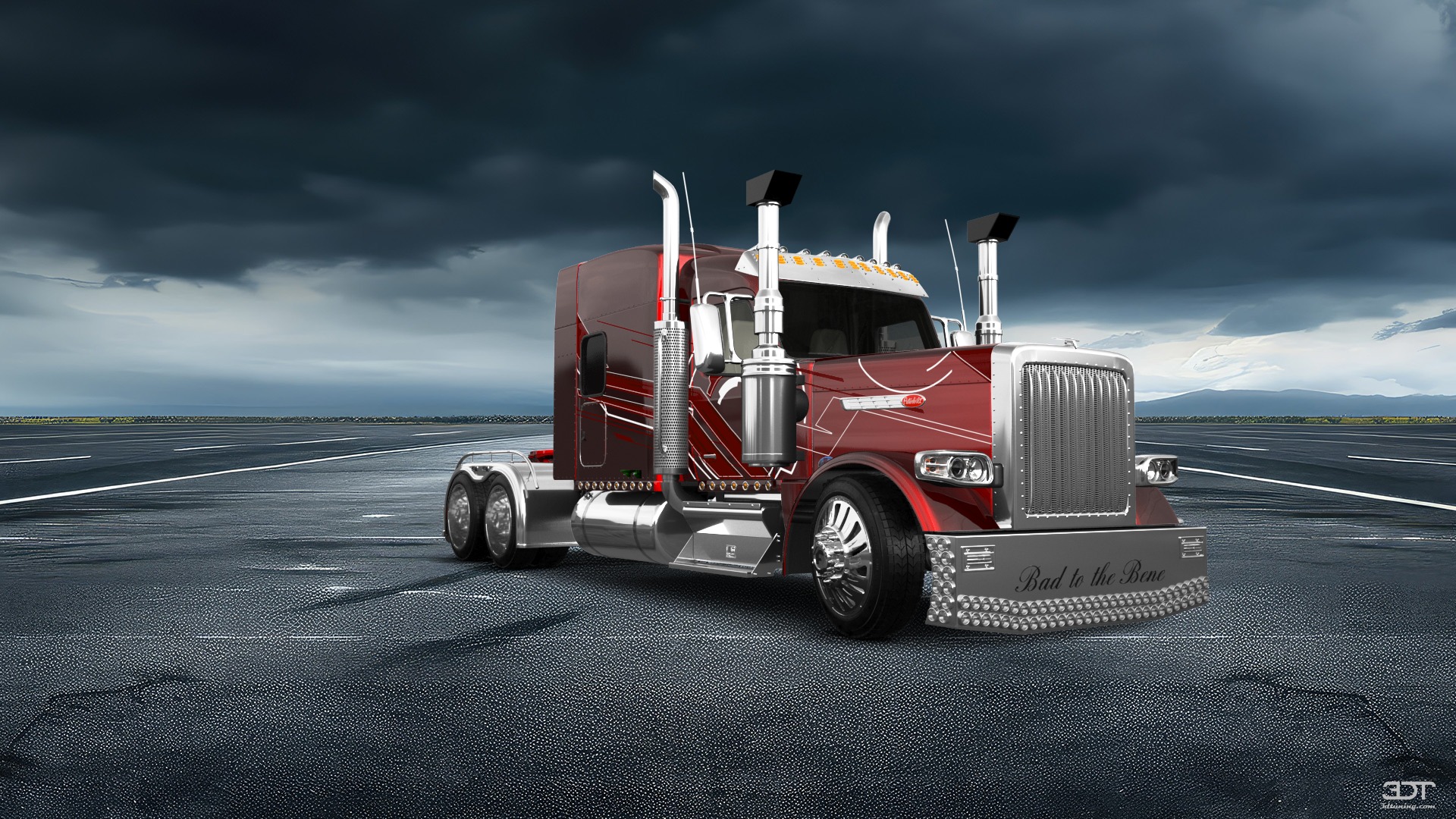 Peterbilt 589 Sleeper Cab Truck 2024 tuning