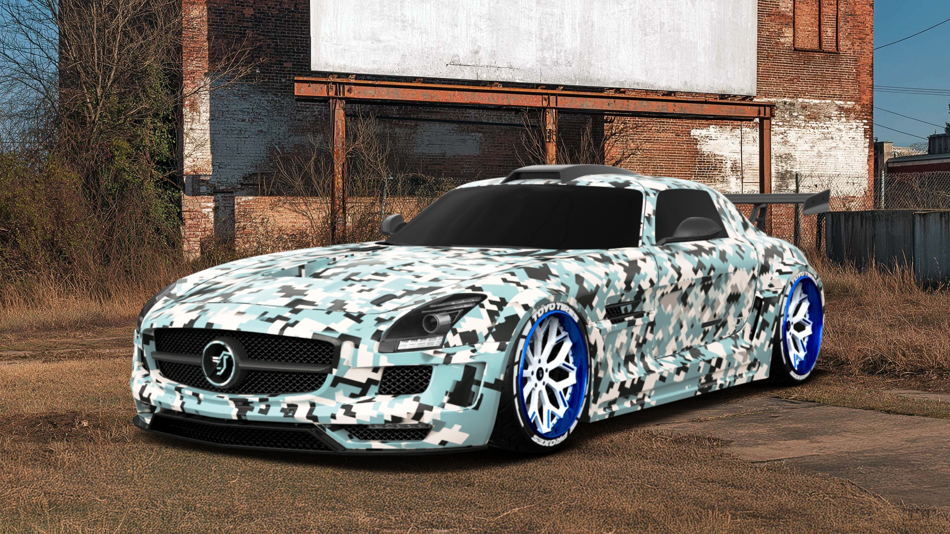 Mercedes SLS 2 Door Coupe 2011 tuning