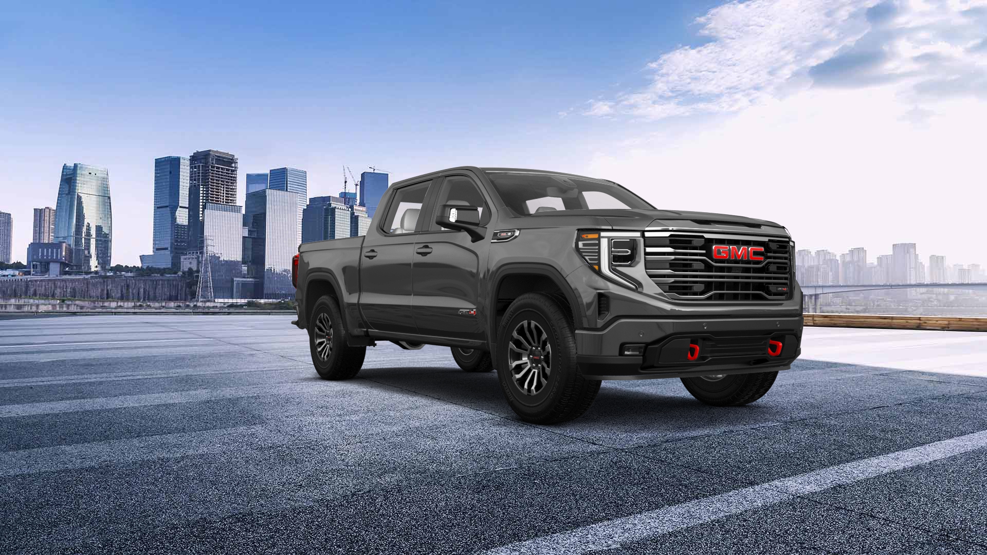 GMC Sierra 1500 Crew Cab 5.8 ft box 4 Door pickup truck 2023 tuning
