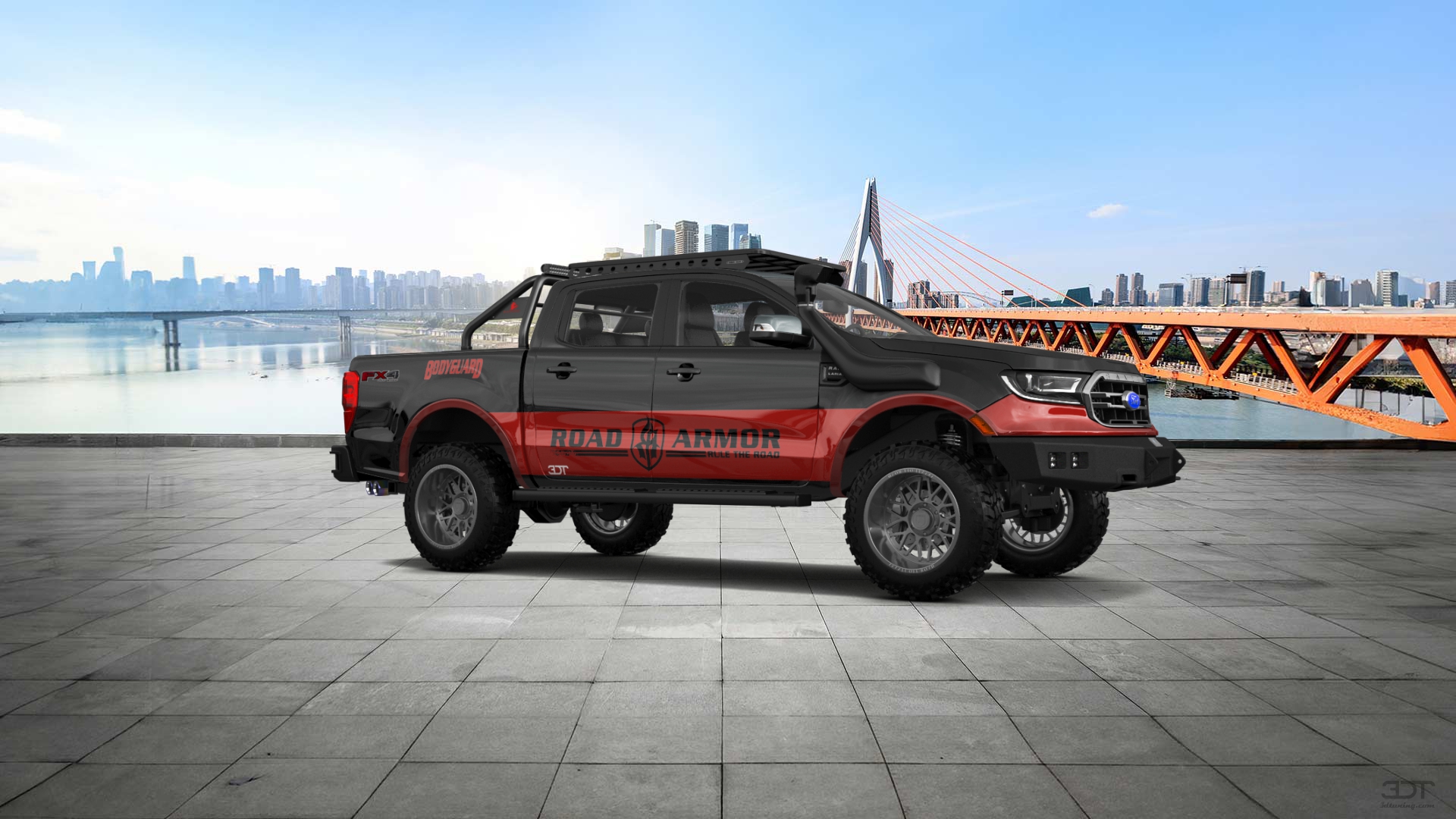 Ford Ranger 4 Door pickup truck 2019 tuning