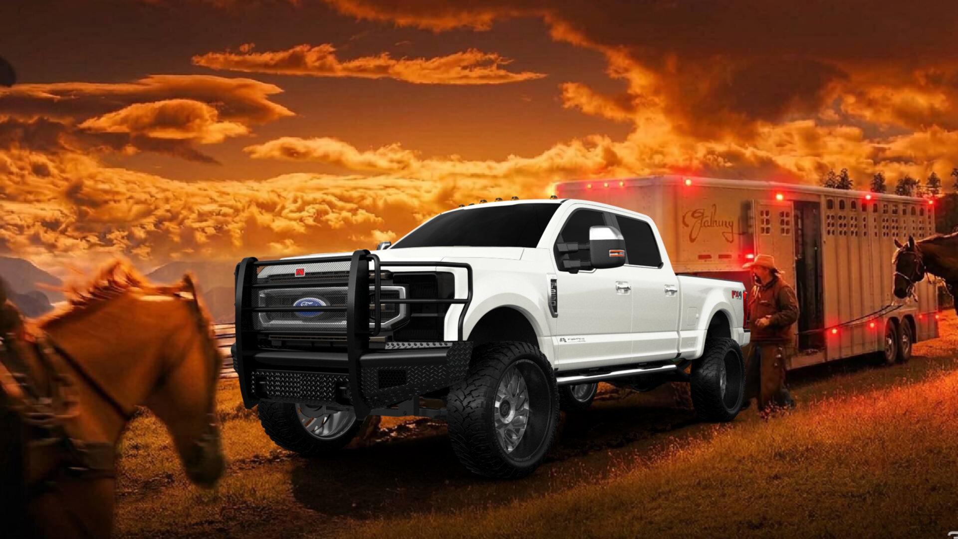 Ford F-250 4 Door pickup truck 2021 tuning