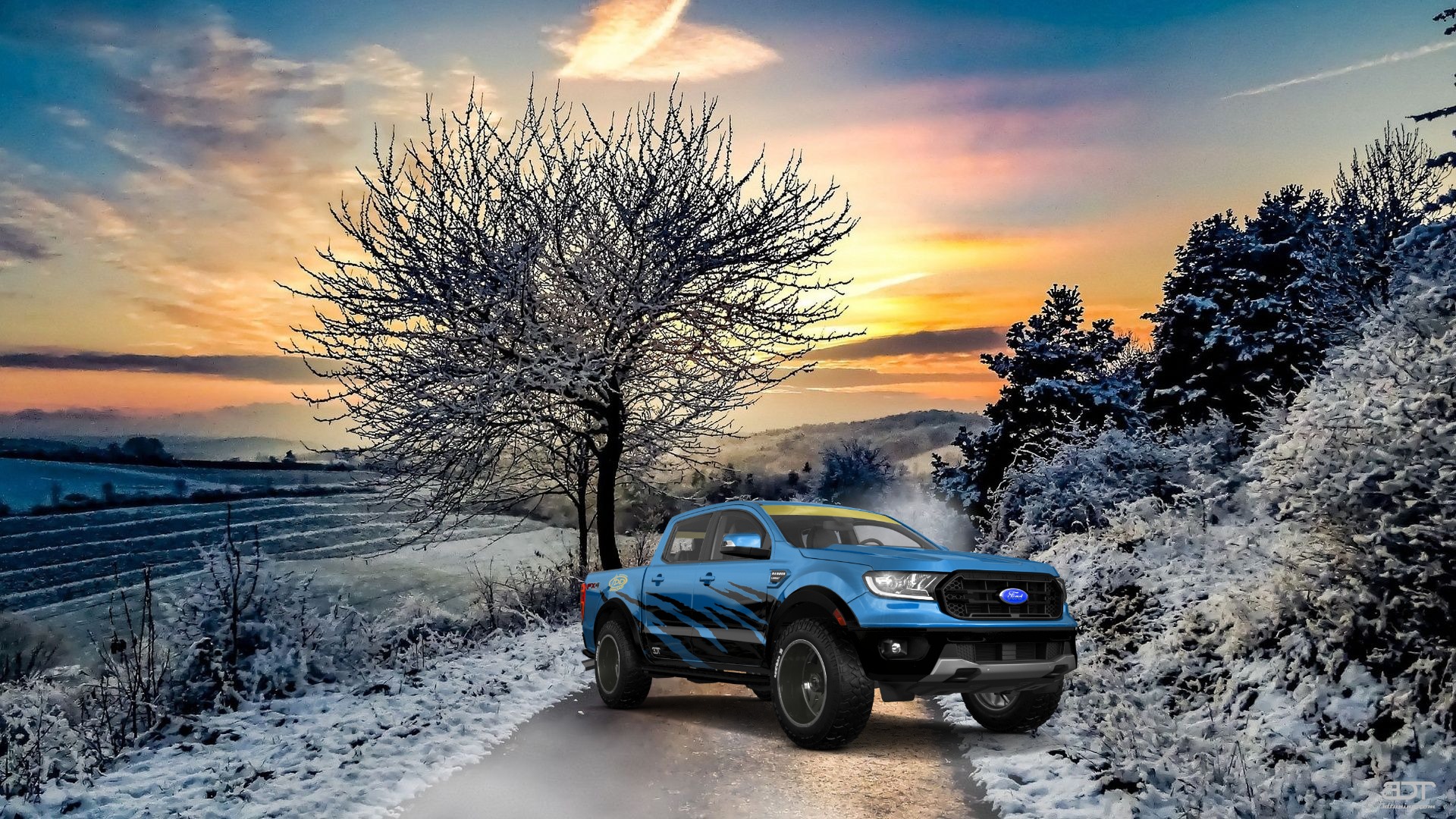 Ford Ranger 4 Door pickup truck 2019