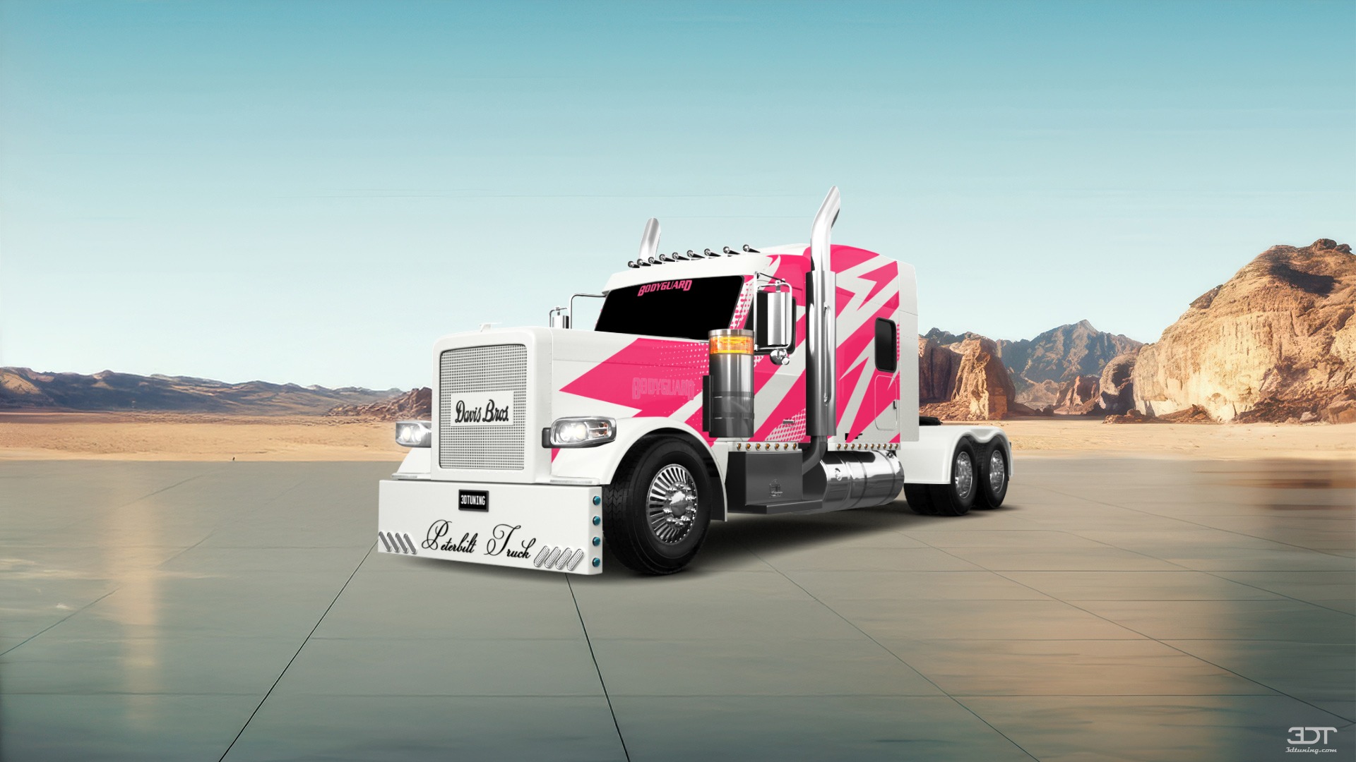 Tuning Peterbilt 589 Sleeper Cab Truck 2024