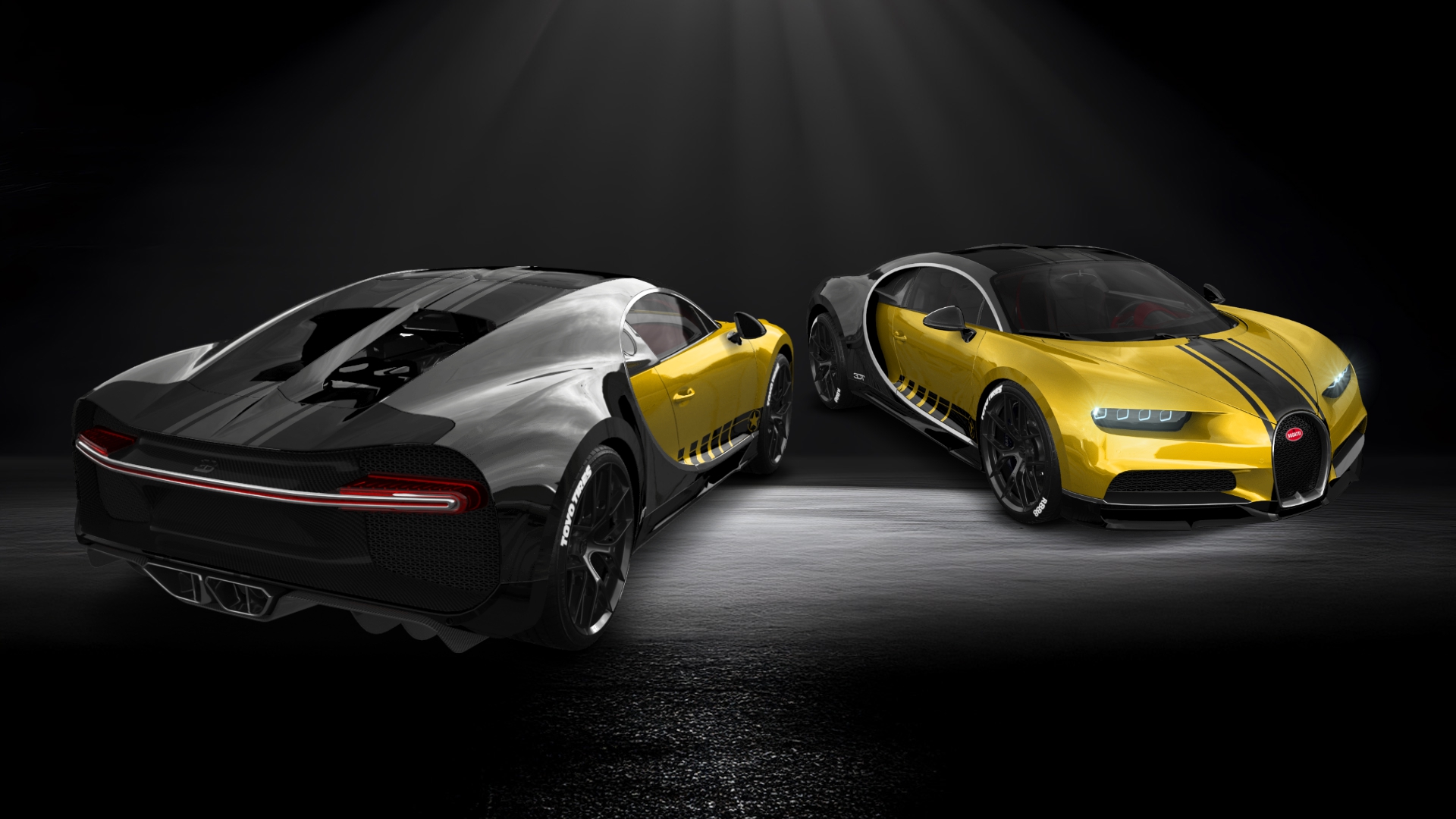 Bugatti Chiron 2 Door Coupe 2016 tuning