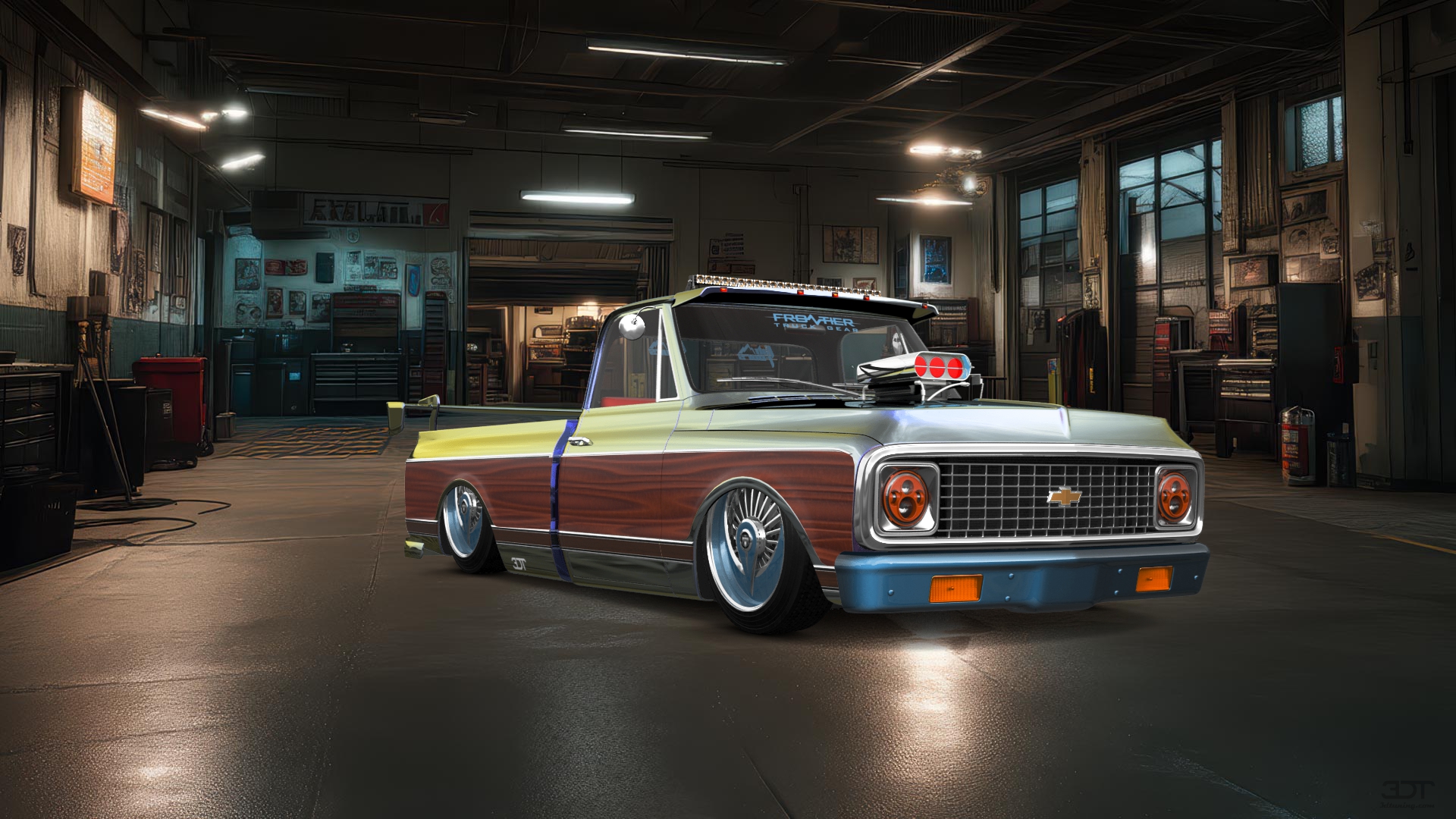 Chevrolet C-10 Cheyenne 2 Door pickup truck 1972 tuning