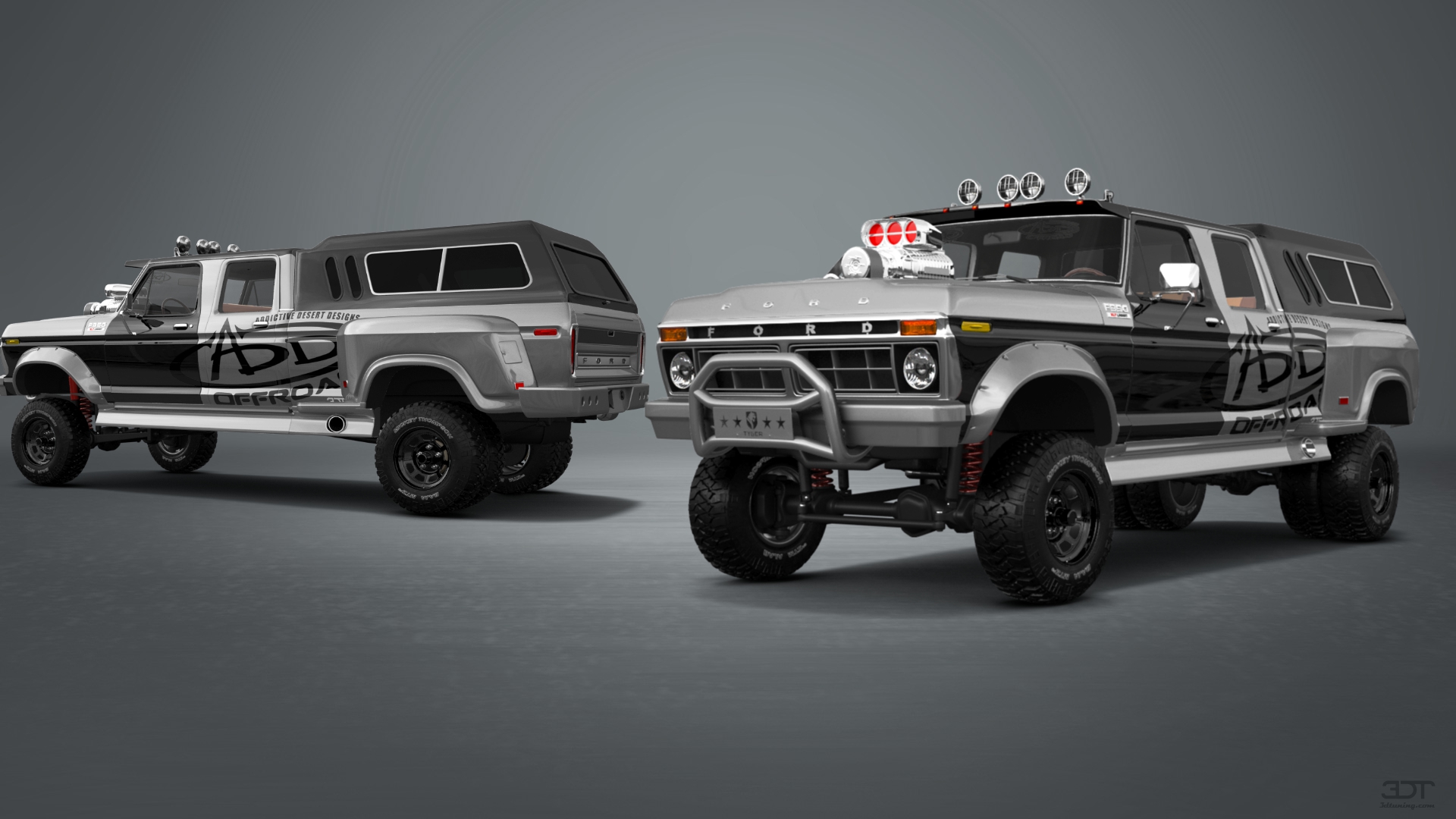 Ford F-350 Dually 4 Door pickup truck 1973