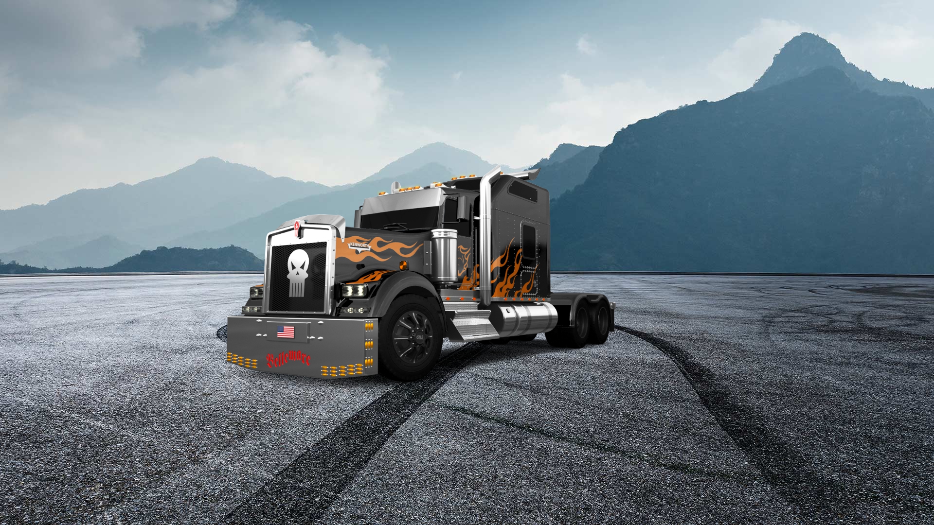 Kenworth W900 Sleeper Cab Truck 2015