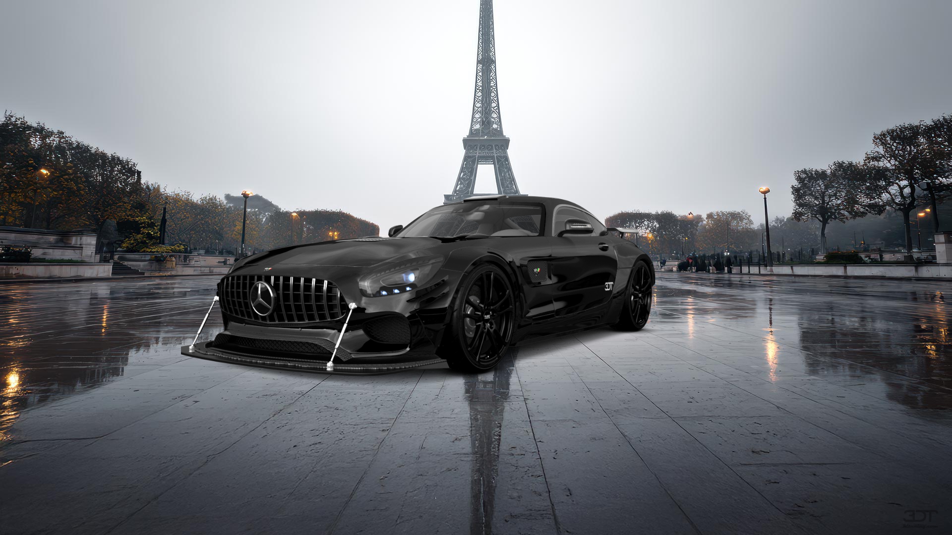 Mercedes AMG GT 2 door fastback coupe 2015 tuning