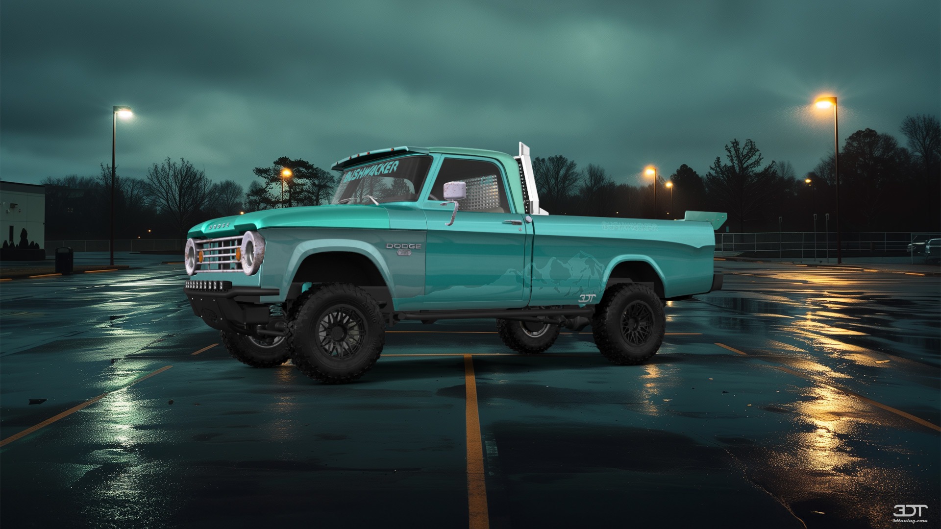 Dodge Power Wagon W200 2 Door pickup truck 1966 tuning