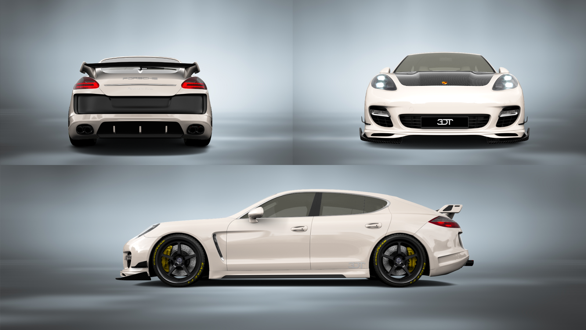 Porsche Panamera 4 door fastback saloon 2011 tuning