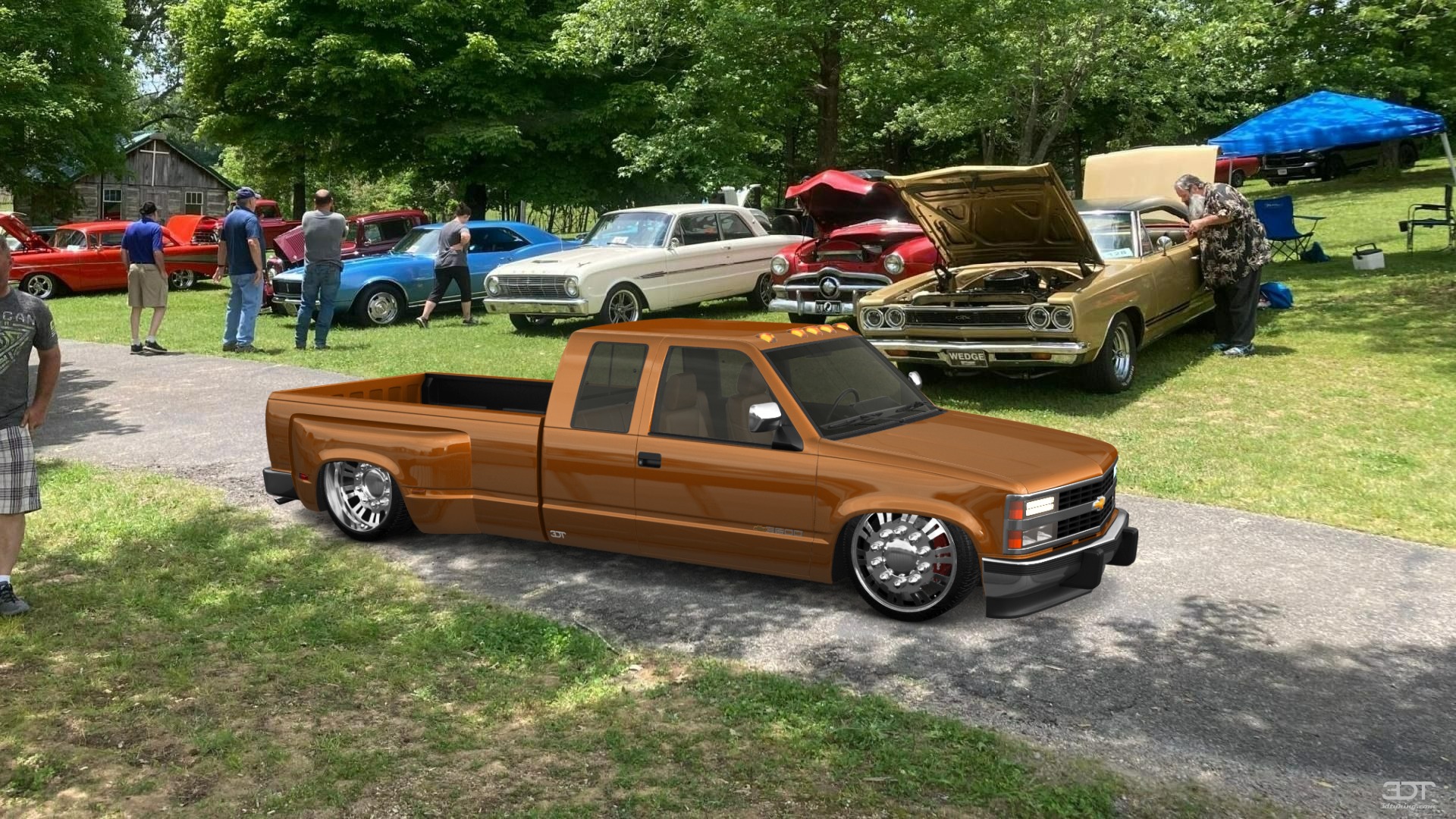 Custom Chevrolet K3500 Extended Cab 1988 Pickup Truck by extsea | 3DTuning
