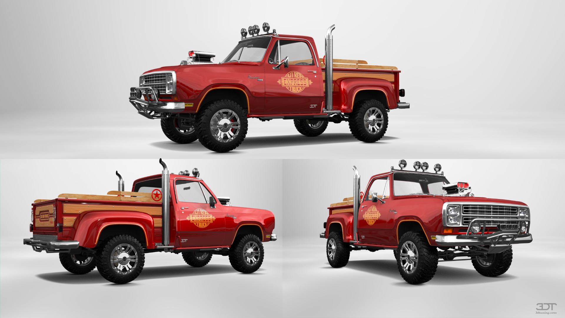 Dodge Lil Red Express 2 Door pickup truck 1979 tuning