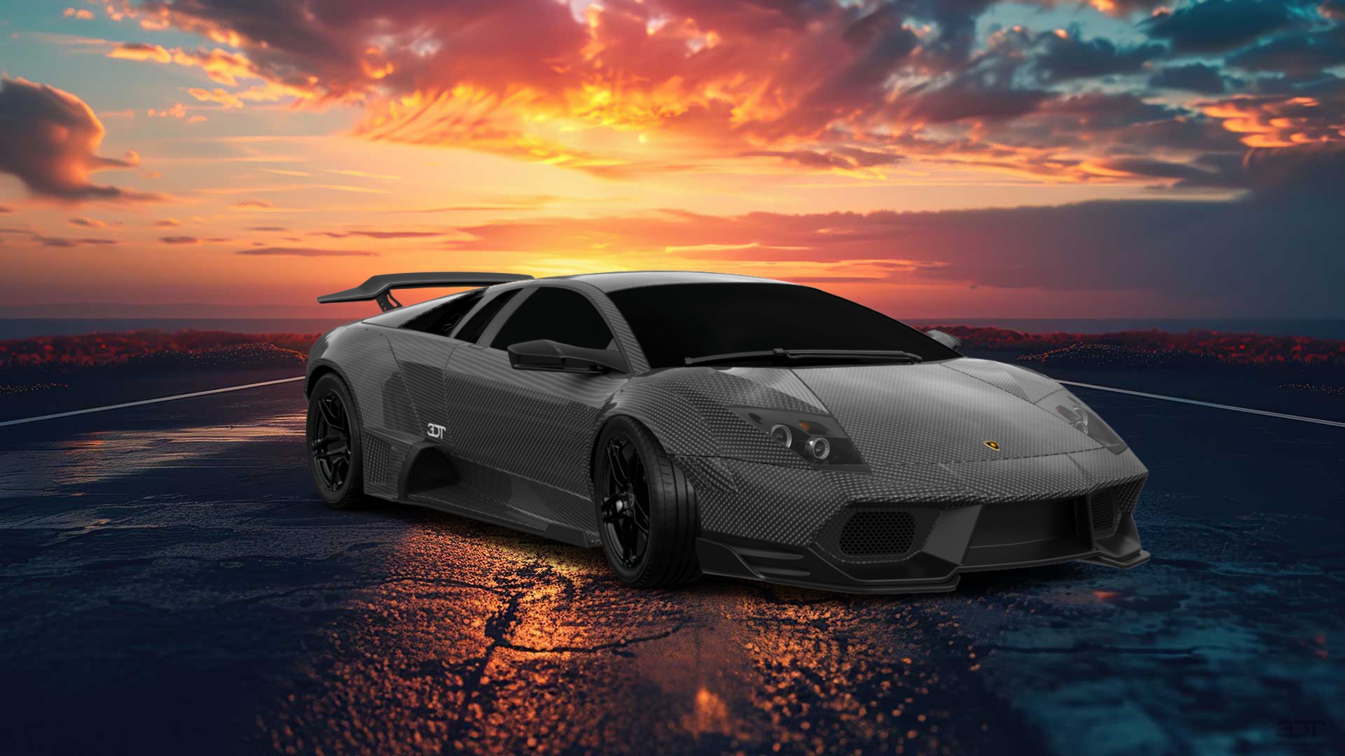 Lamborghini Murcielago 2 Door Coupe 2001 tuning